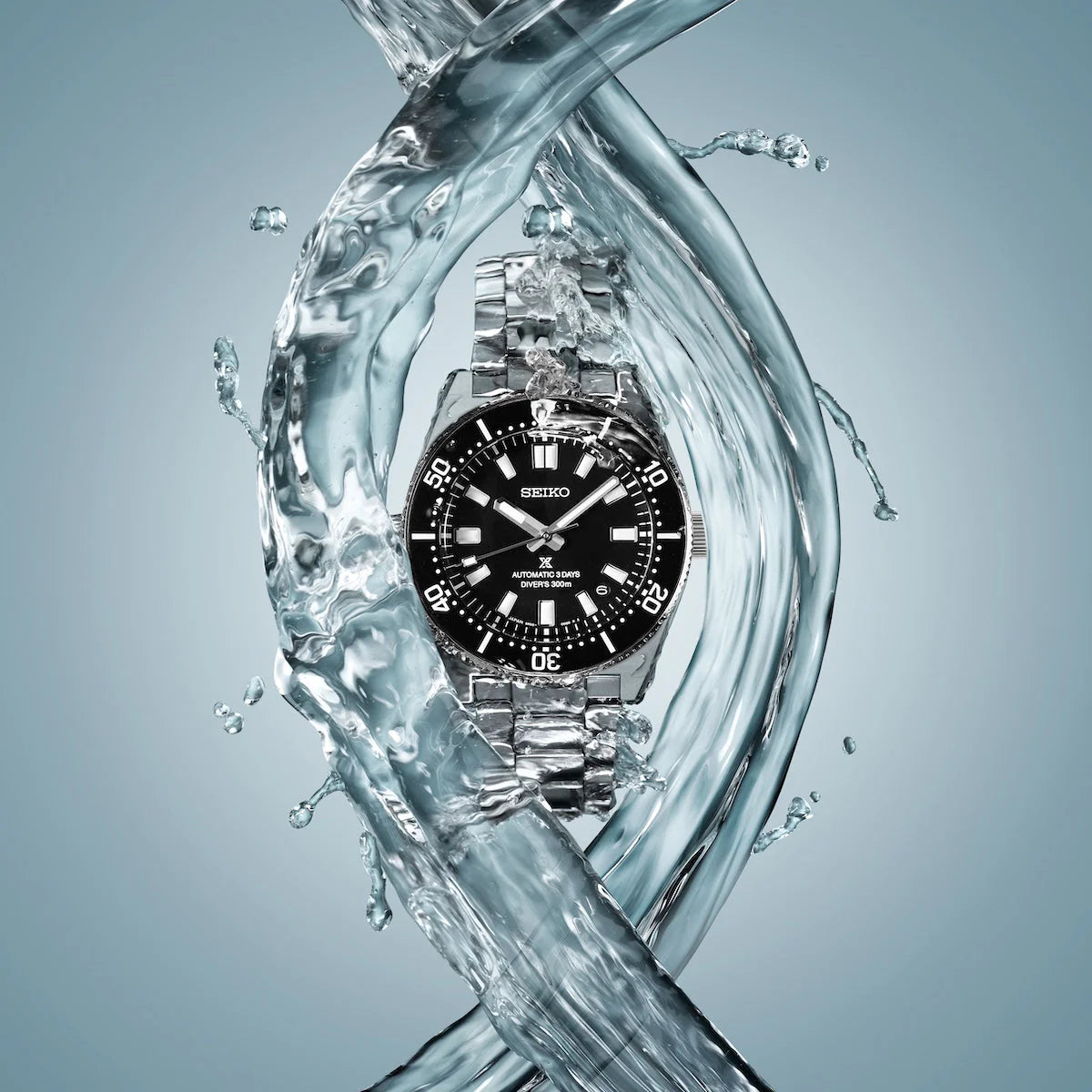 Seiko Prospex 40mm Black Automatic Diver Watch for Men - Waterproof Stainless Steel Sports Watch for Diving, Swimming & Outdoor Adventures