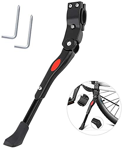 Adjustable Universal Alloy Bike Kickstand for 24-26 Inch Bicycles - Rear Side Mount for Mountain, Road, BMX, MTB, City, Kids & Adult Bikes | Perfect for Commuting, Off-Roading & Everyday Cycling