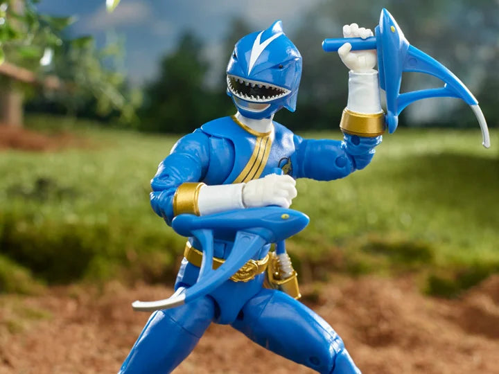 Power Rangers Wild Force Lightning Collection Blue Ranger Action Figure - Collectible Toy for Kids & Fans - Perfect for Display, Play, and Cosplay