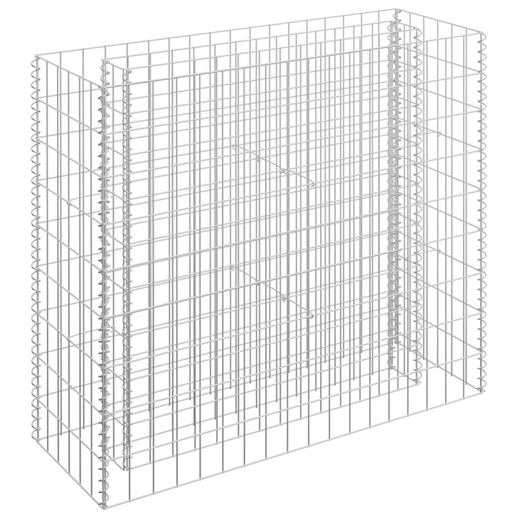 Galvanized Steel Gabion Raised Bed Planter - 35.4