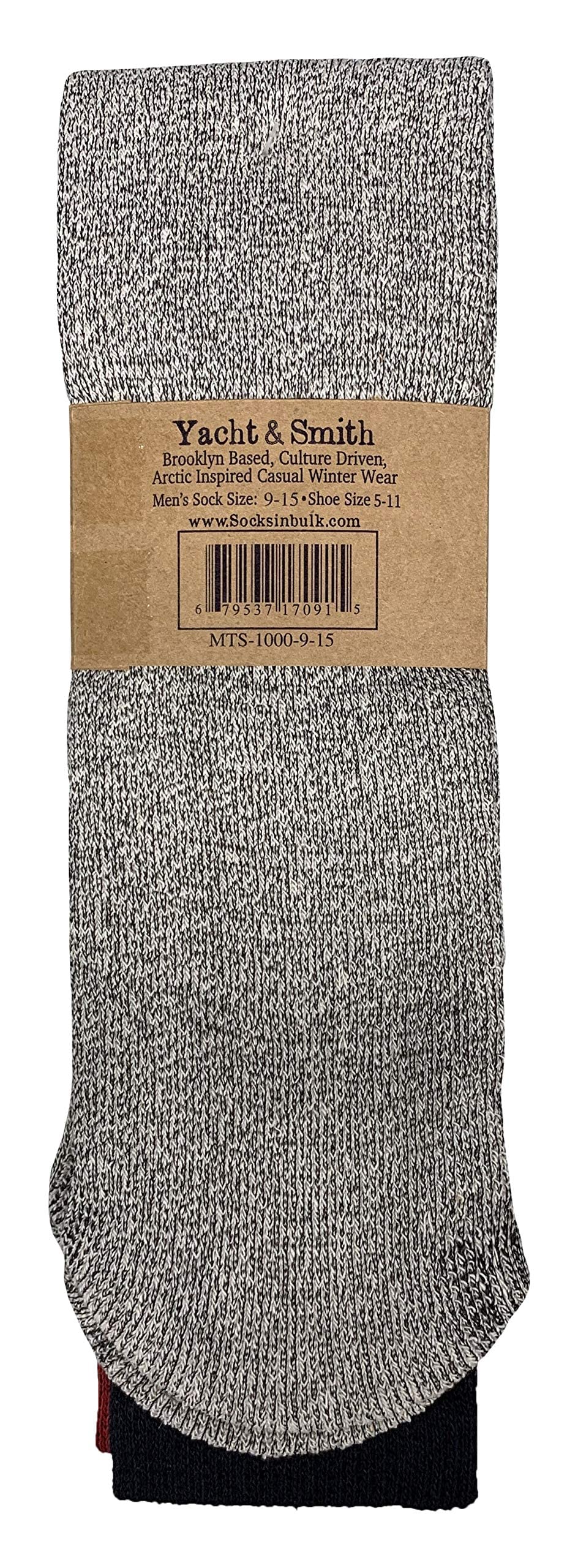 Yacht & Smith Thermal Socks for Men, Women & Kids - 12-Pack Thick Warm Winter Boot Socks for Extreme Cold Weather | Perfect for Skiing, Hiking & Outdoor Activities | SOCKS'NBULK