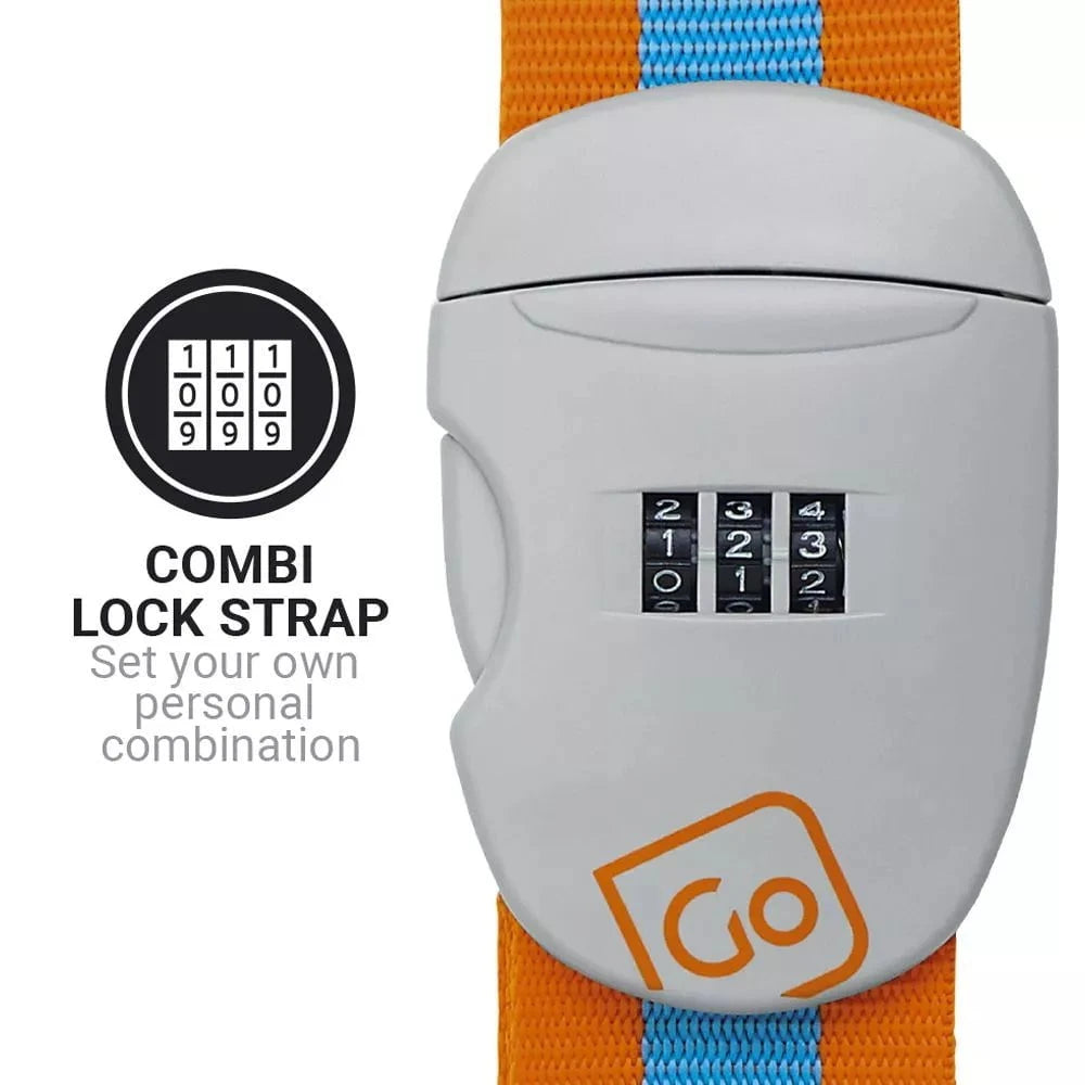 Go Travel Combi Luggage Strap - Adjustable Suitcase Belt for Secure Travel - Perfect for Airports, Train Trips & Vacation Packing