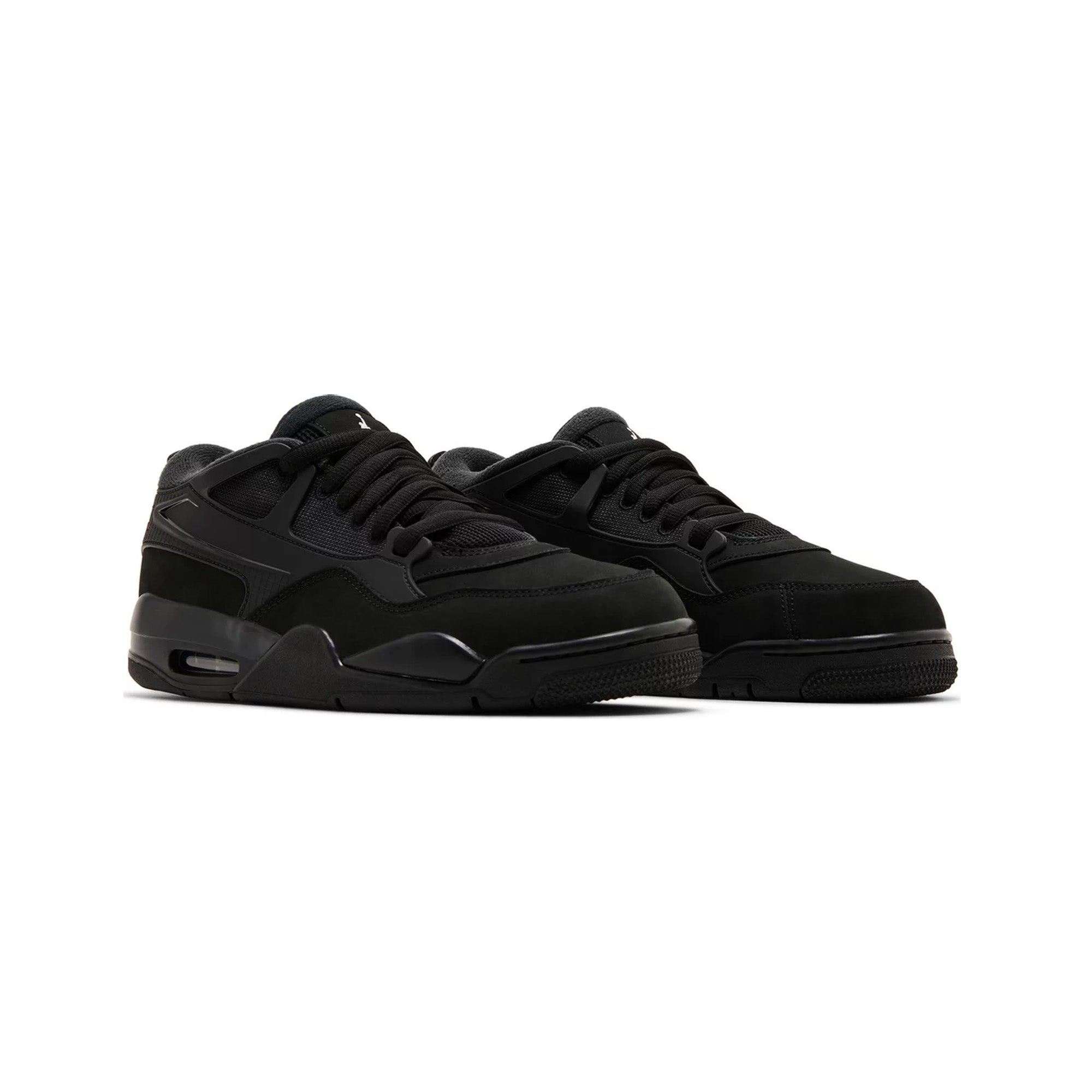 Air Jordan 4 Retro 'Black Cat' Men's Basketball Shoes 2024 - Premium Black Leather Sneakers for Running, Gym & Streetwear Fashion