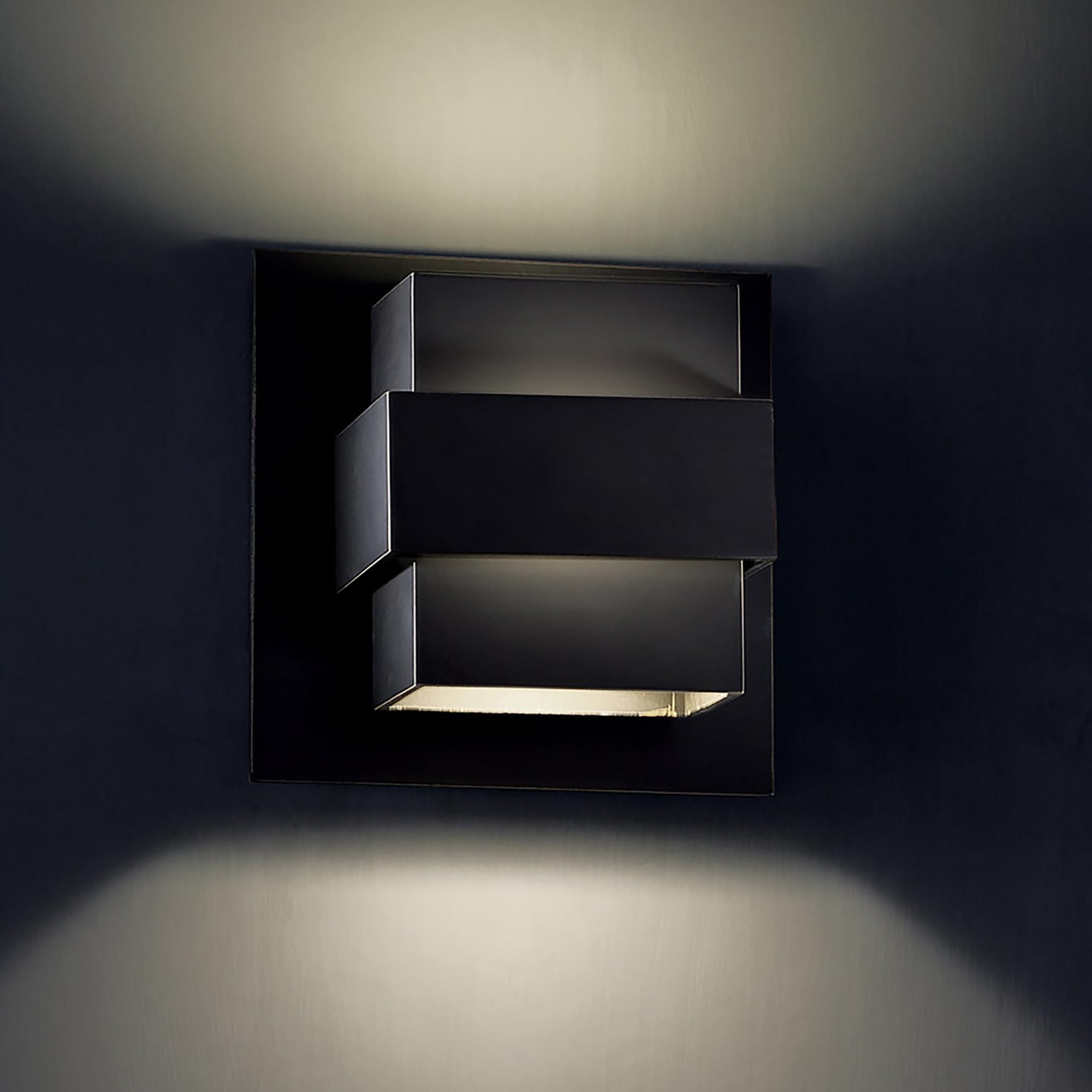 Modern Forms Pandora 11-inch LED Wall Light - Indoor/Outdoor Use - 3000K Warm White - Oil Rubbed Bronze Finish - Perfect for Porch, Patio, Garage & Entryway Lighting