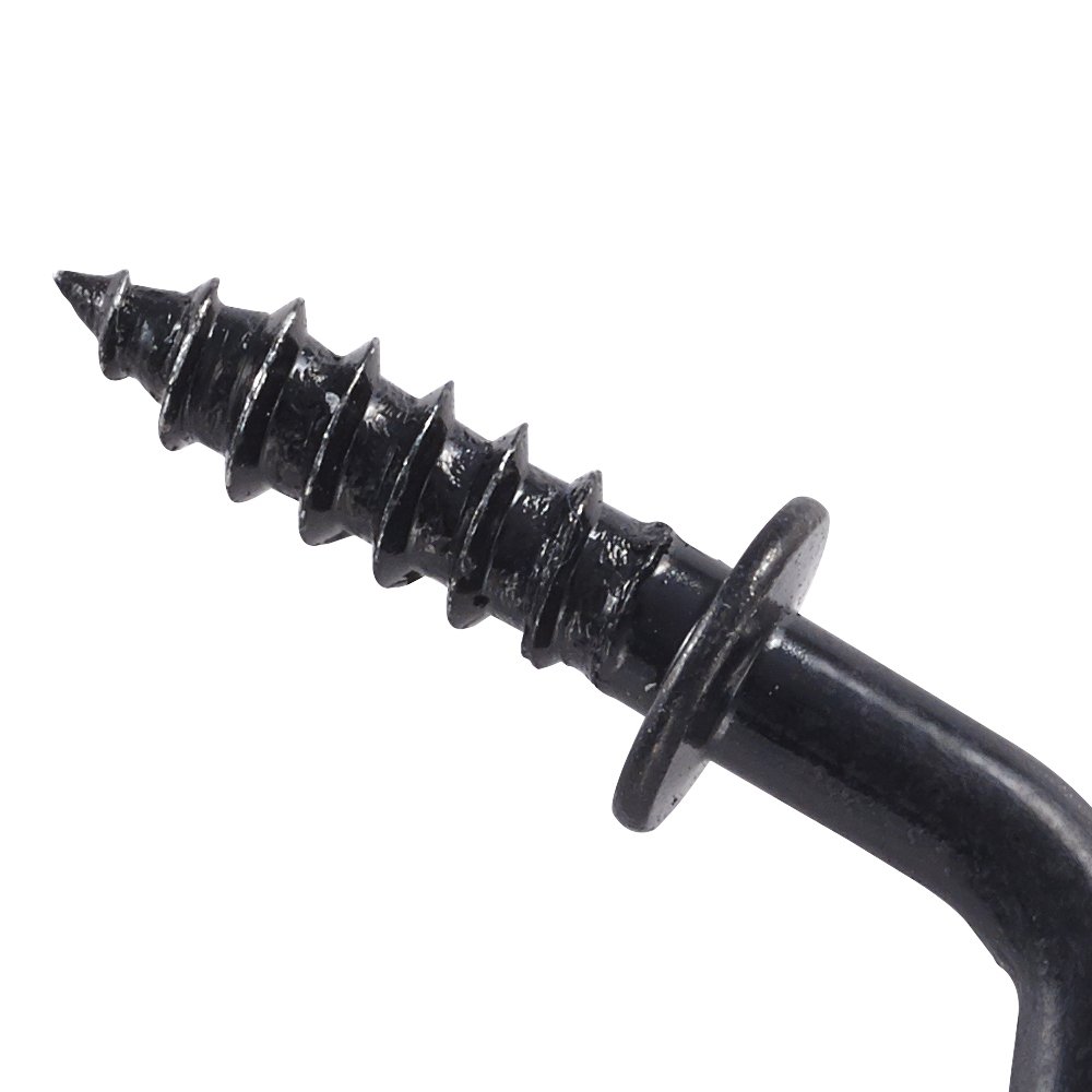 National Hardware N119-729 2023 Black Cup Hooks (1 Inch, 30-Pack) - Perfect for Hanging Mugs, Plants & Decor in Kitchen, Bathroom & Outdoor Spaces