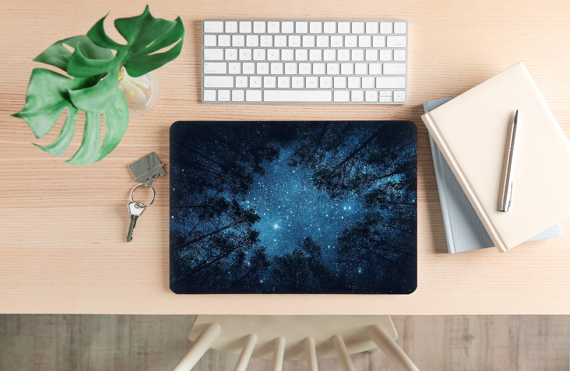 Premium Hard Protective Case for MacBook Pro 13 inch (A1502/A1425, 2012-2015) - Soft-Touch Matte Finish with Forest Starry Design | Compatible with Retina Display | Perfect for Work, Travel & School Use