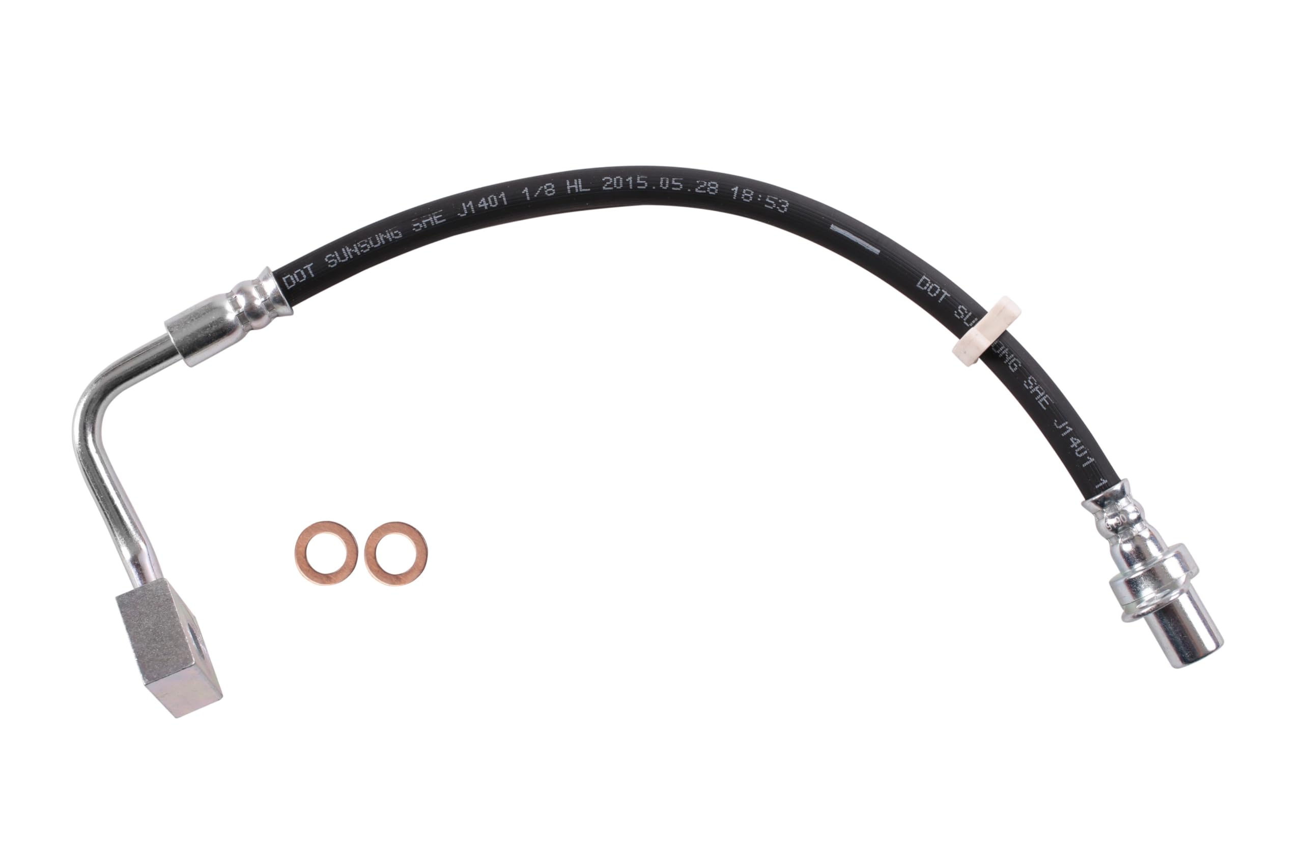 Sunsong 2205302 Brake Hydraulic Hose - High Performance Replacement for Trucks & SUVs | Durable DOT-Approved Brake Line | Perfect for Off-Roading, Towing & Heavy-Duty Use