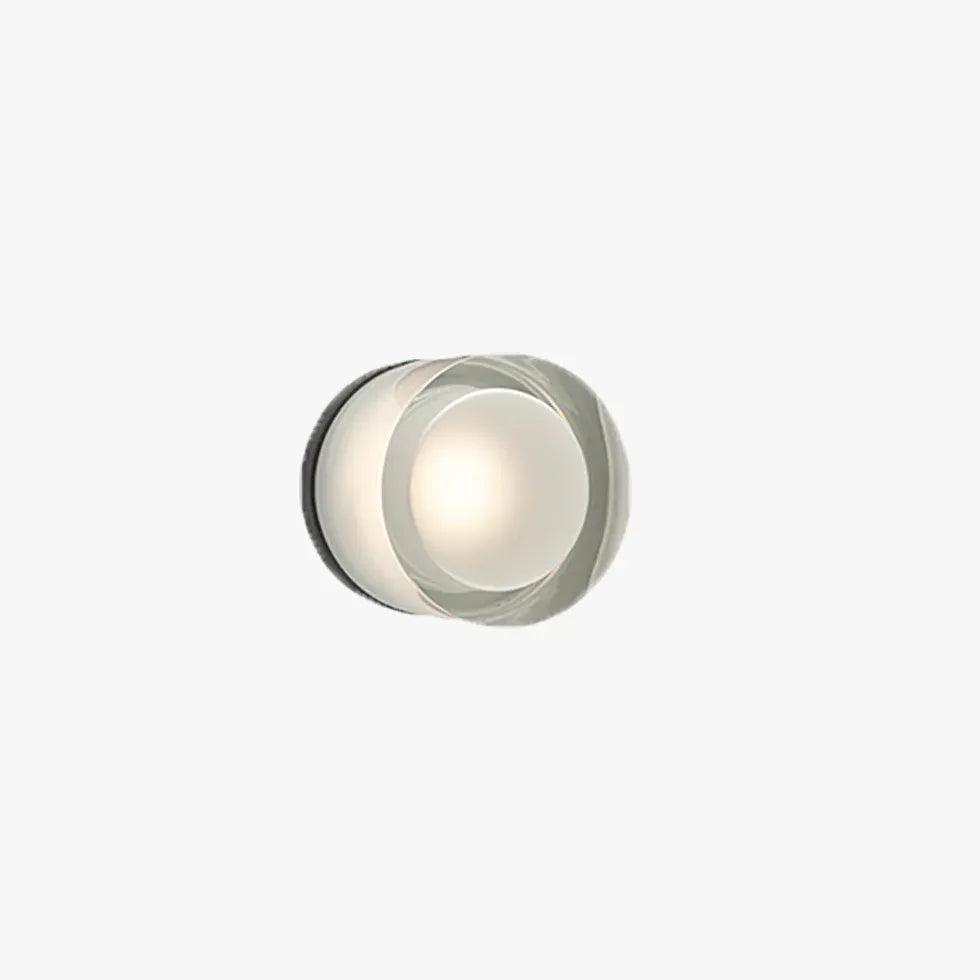 Clear Round LED Outdoor Wall Lights - Waterproof & Energy Efficient for Patio, Garden, Porch, and Exterior Home Lighting