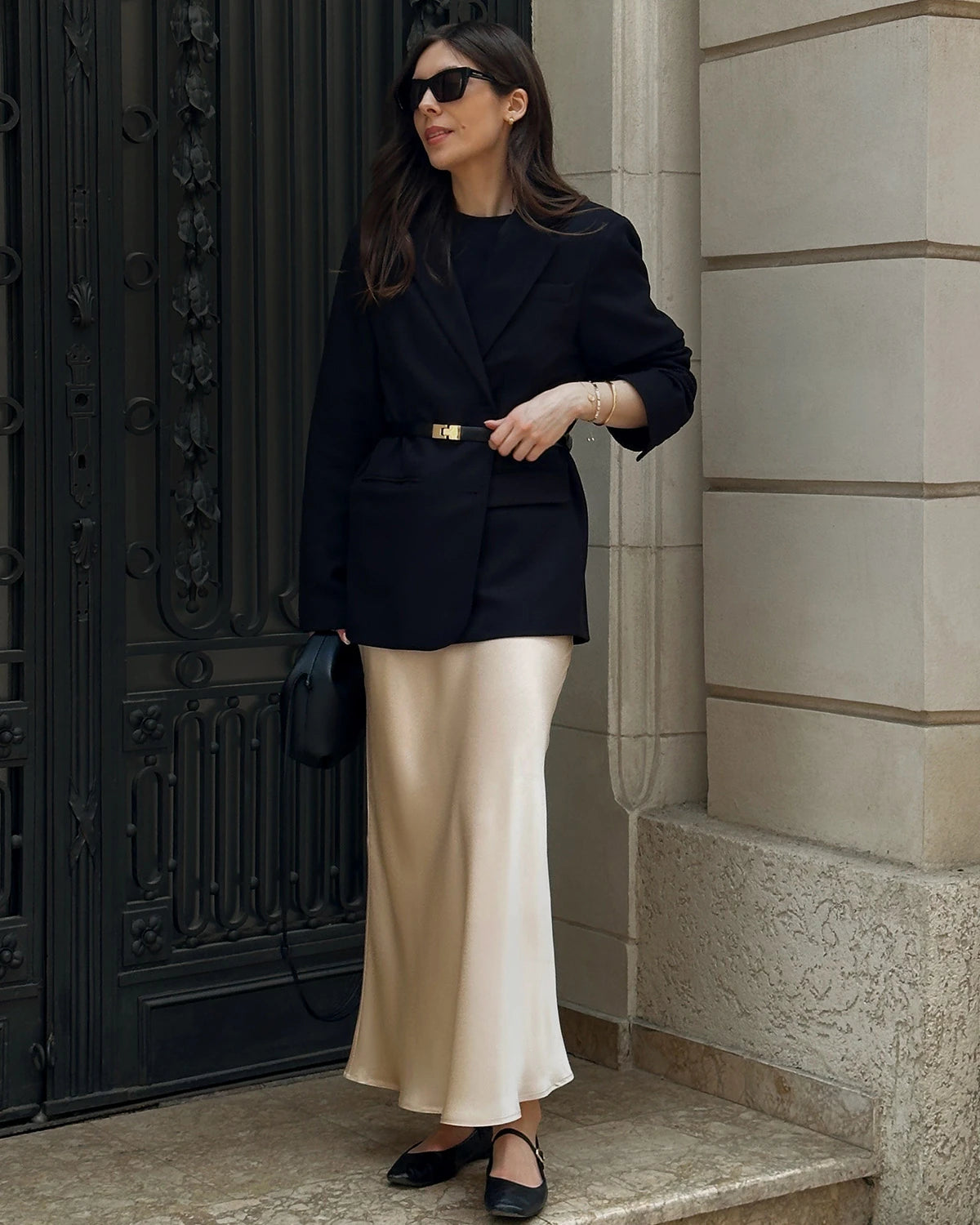 22 Momme Silk Maxi Skirt for Women - Elegant Long Flowy Skirt with High Quality Mulberry Silk - Perfect for Weddings, Parties & Summer Outfits