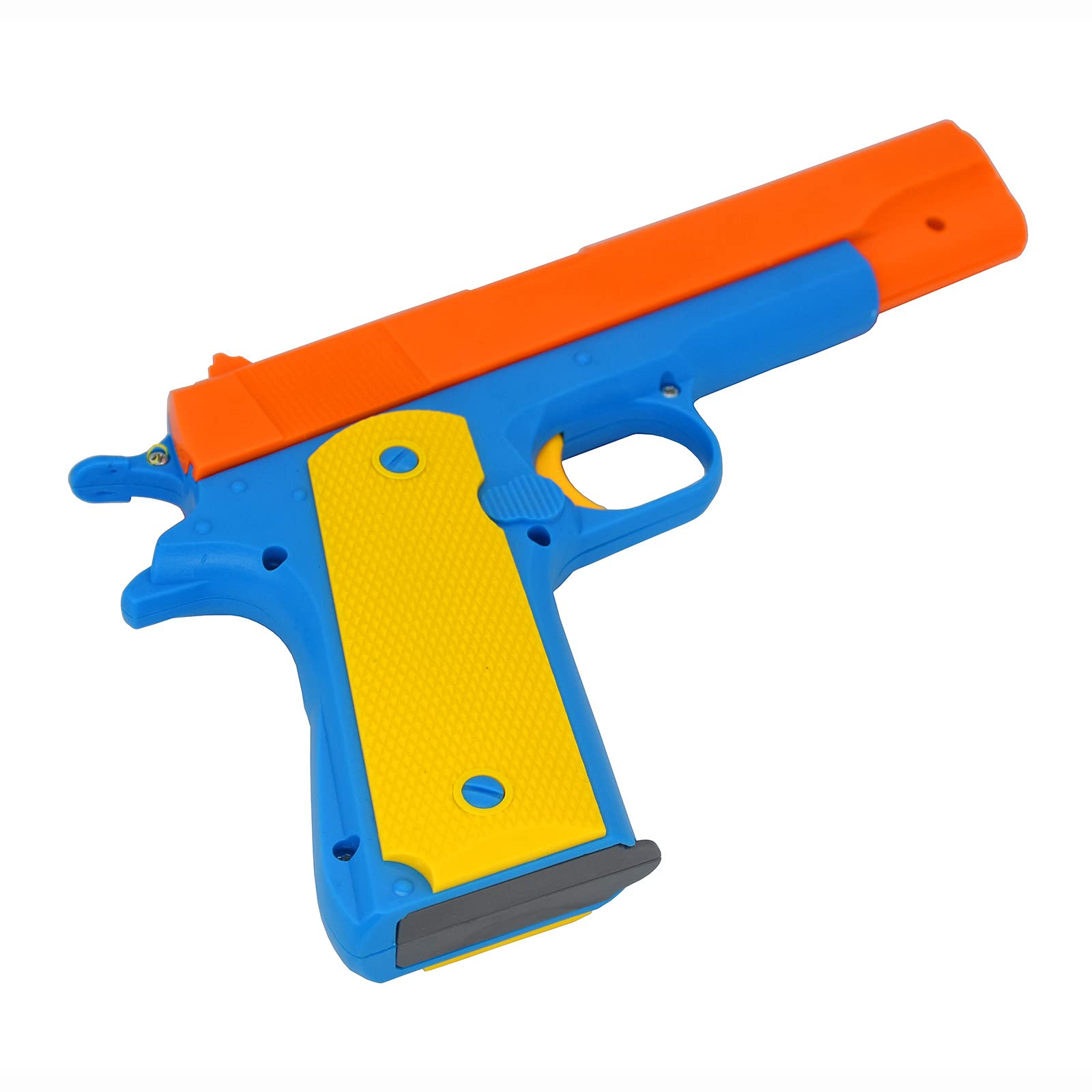 **Colt 1911 Toy Gun for Kids - Orange Rubber Bullet Pistol | Fun & Safe Outdoor Play | Unique Gift for Boys | Pretend Play, Nerf Battles & Birthday Parties**