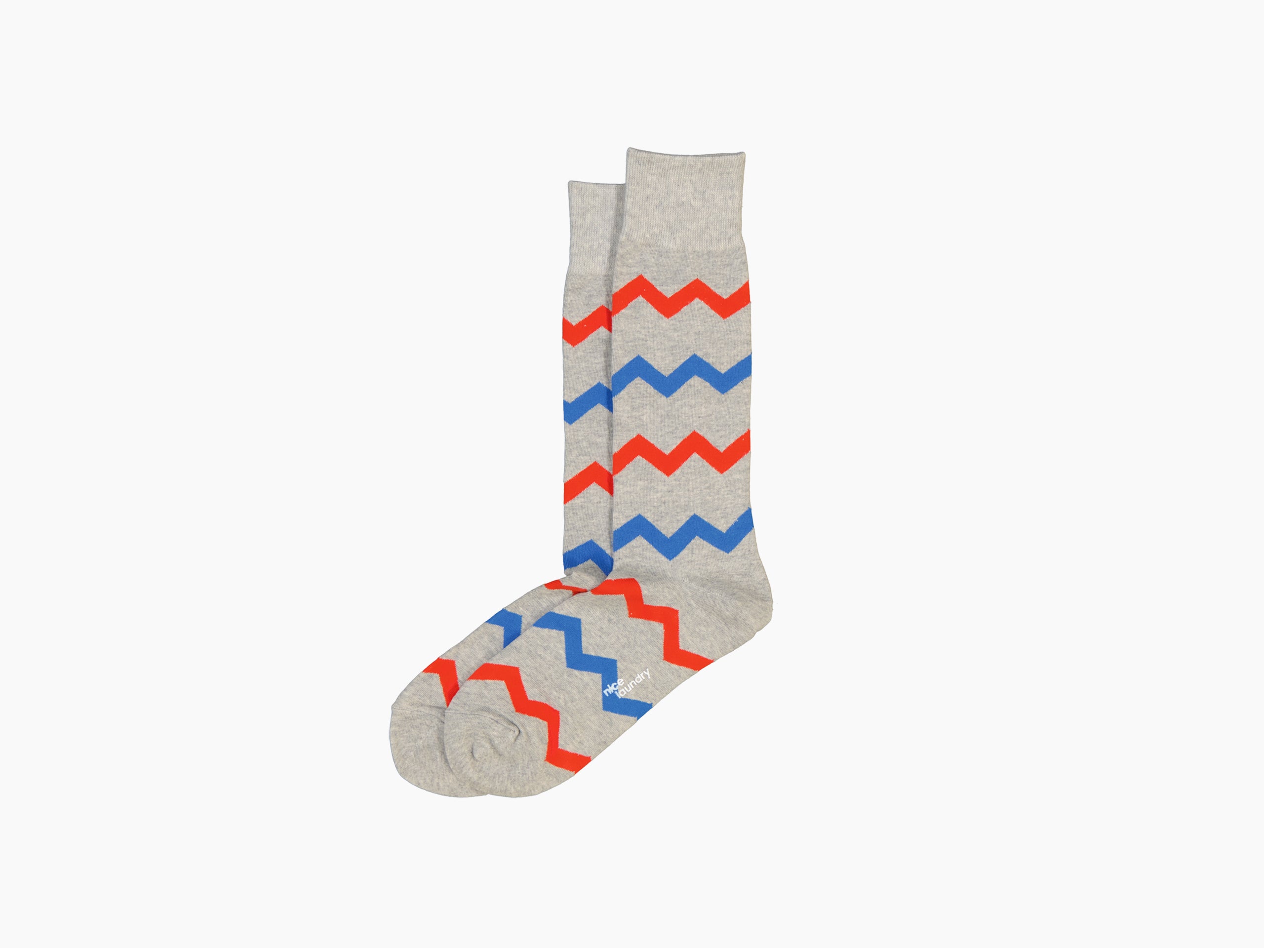 Zig Zag Blue and Red Patterned Fabric - Perfect for DIY Crafts, Home Decor, and Fashion Accessories