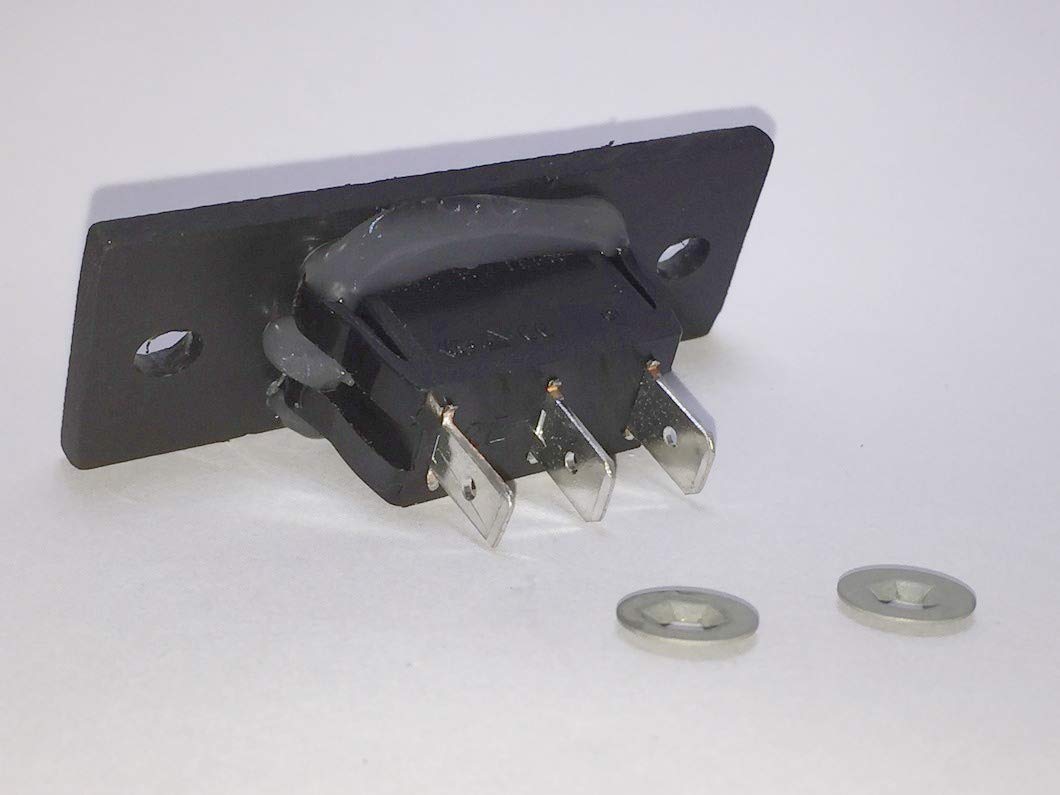 Jenn Air Cooktop Stove 3-Wire Fan Switch Kit W10341820 with Pushnuts - Replacement Part for Jenn Air Range & Stove Repair - Perfect for DIY Kitchen Appliance Maintenance