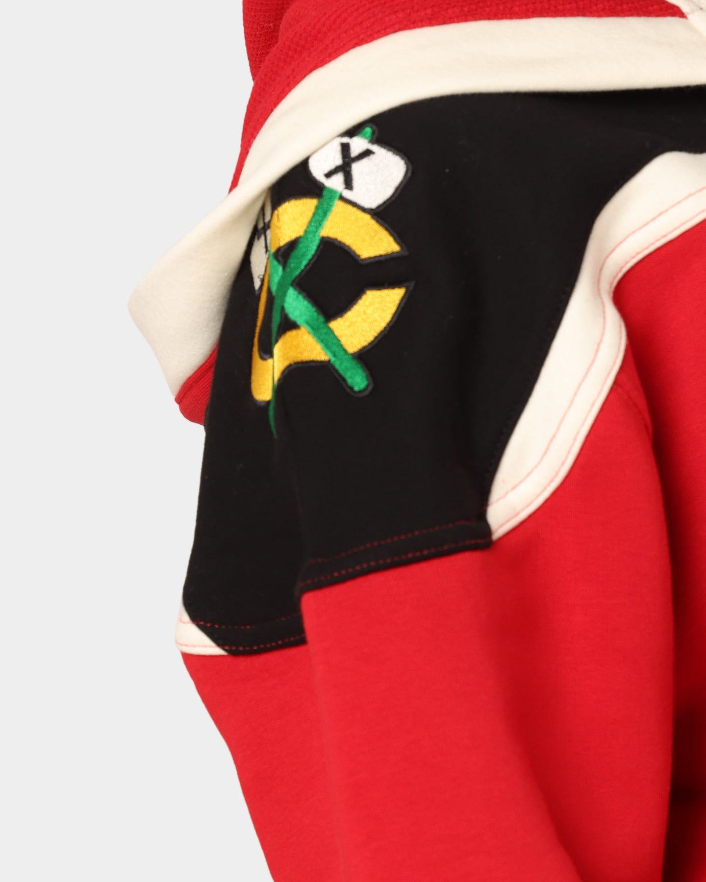 47 Brand Chicago Blackhawks Superior Lacer Hoodie - Red NHL Hockey Pullover Sweatshirt for Men & Women - Perfect for Game Day & Casual Wear