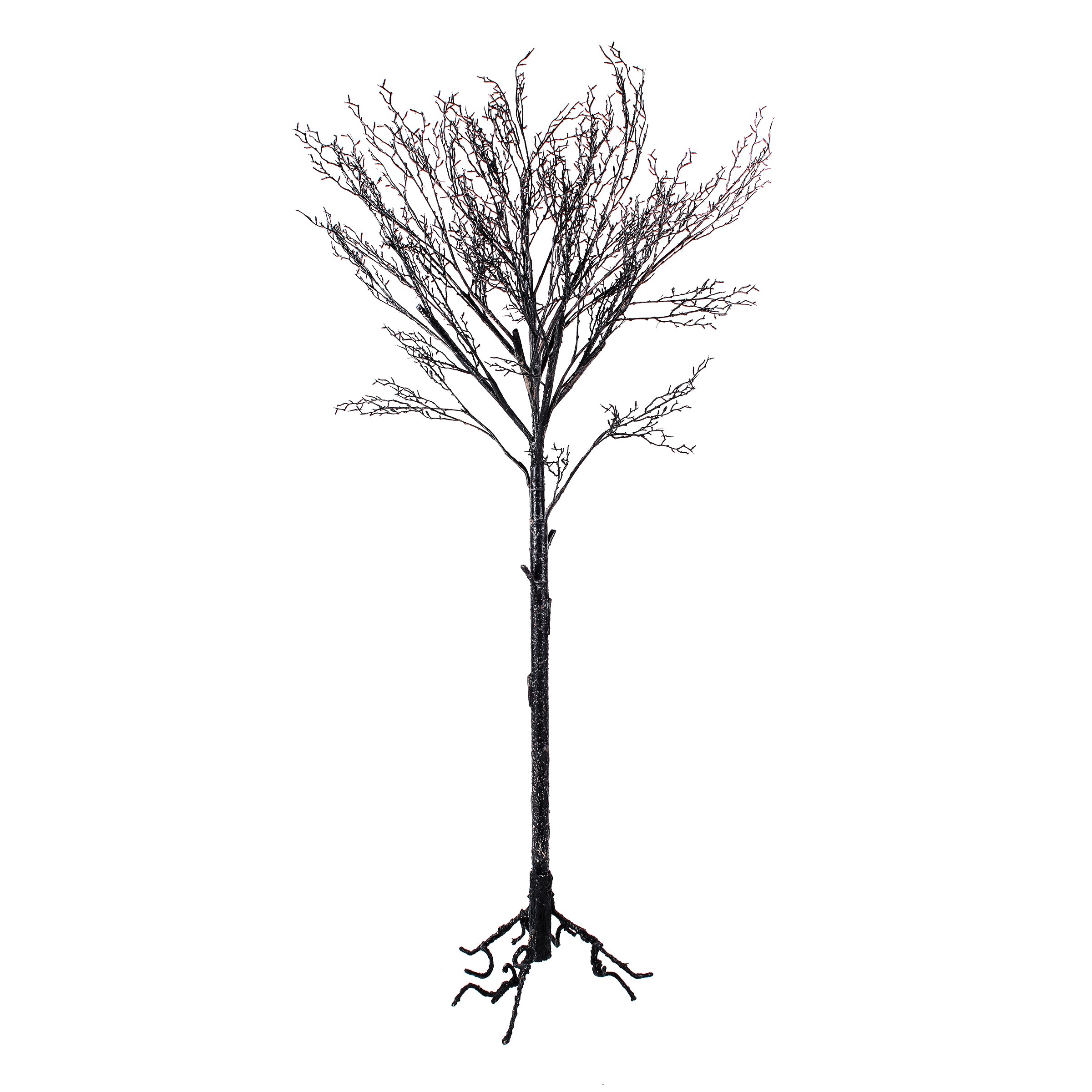 68 Inch Halloween Black Leafless Tree Decoration - Spooky Indoor/Outdoor Halloween Party Decor for Haunted House, Yard, and Porch
