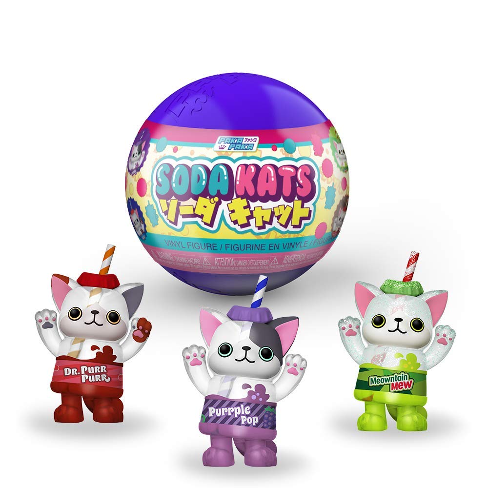 Funko Paka Paka Soda Kats Blind Capsule - Mystery Collectible Figure (Multicolor) for Anime Fans & Toy Collectors - Perfect for Display, Gifts & Surprise Unboxing Fun