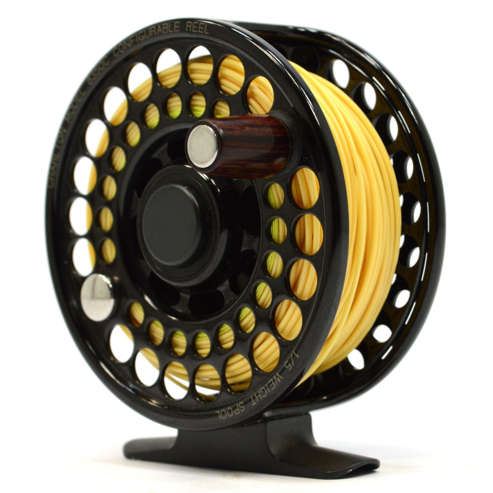 Pre-Owned CHARLTON CONFIGURABLE REEL & SPOOL Model 8350C 1/5 Right Hand with Pouch - Perfect for Fishing, Industrial Use & Outdoor Activities