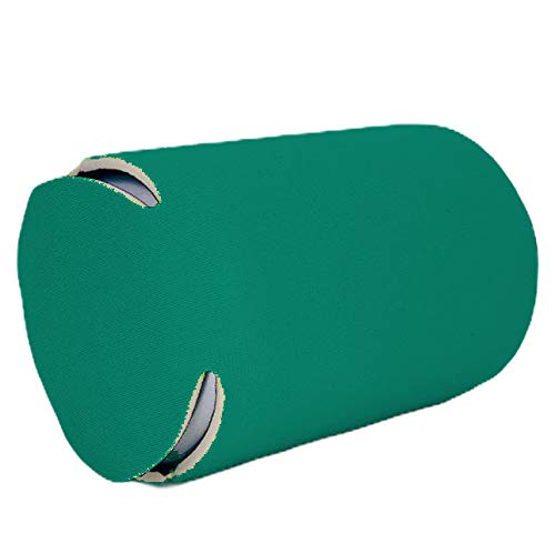 12 Pack Blank Neoprene Collapsible Can Coolers - Turquoise Color | Perfect for Parties, BBQs, Beach Trips & Outdoor Events