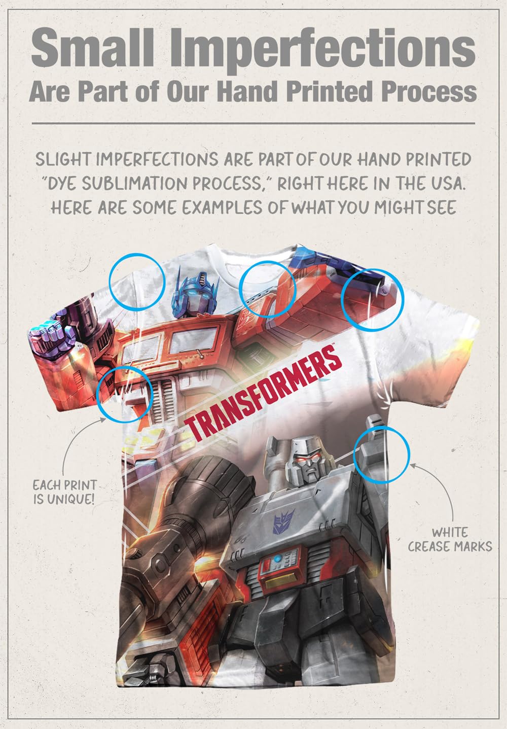 Transformers Warriors of Cybertron Unisex T-Shirt for Adults - Premium Sublimated Graphic Tee for Men & Women - Perfect for Cosplay, Comic Con & Everyday Wear