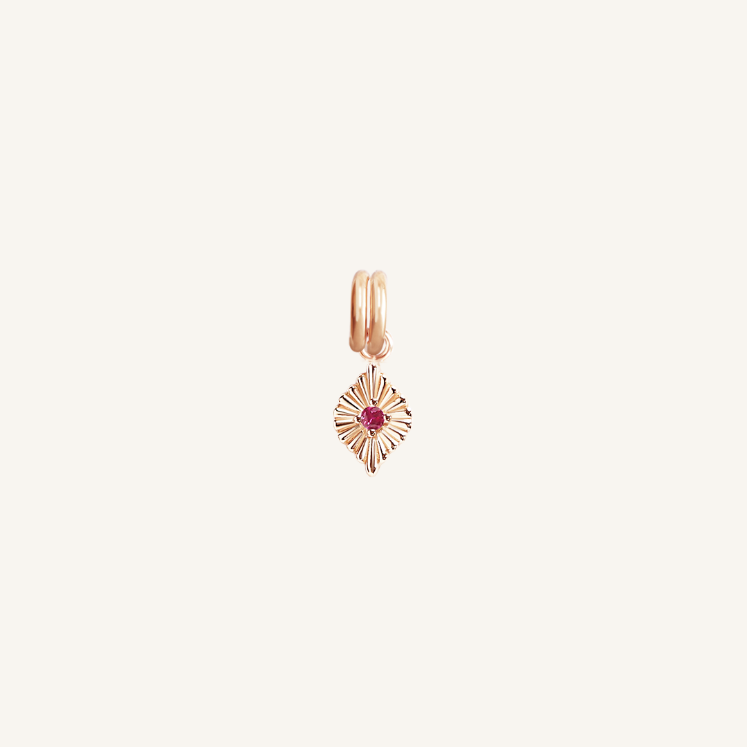 January Birthstone Charm for Petite Jewelry - Perfect for Necklaces, Bracelets & Gifts