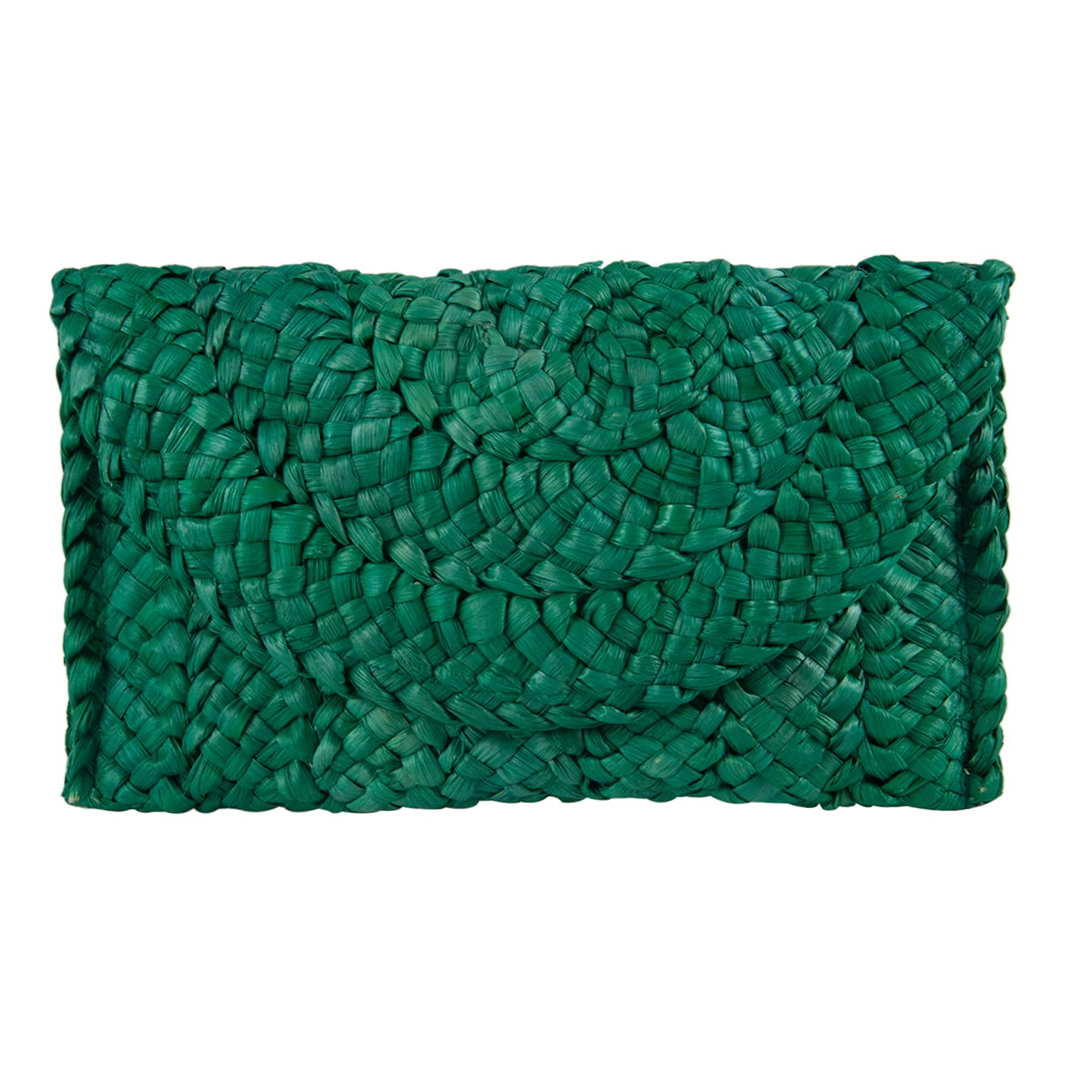 Women's Straw Clutch Purses - Woven Envelope Beach Handbags for Summer | Perfect for Vacation, Pool Parties & Outdoor Events