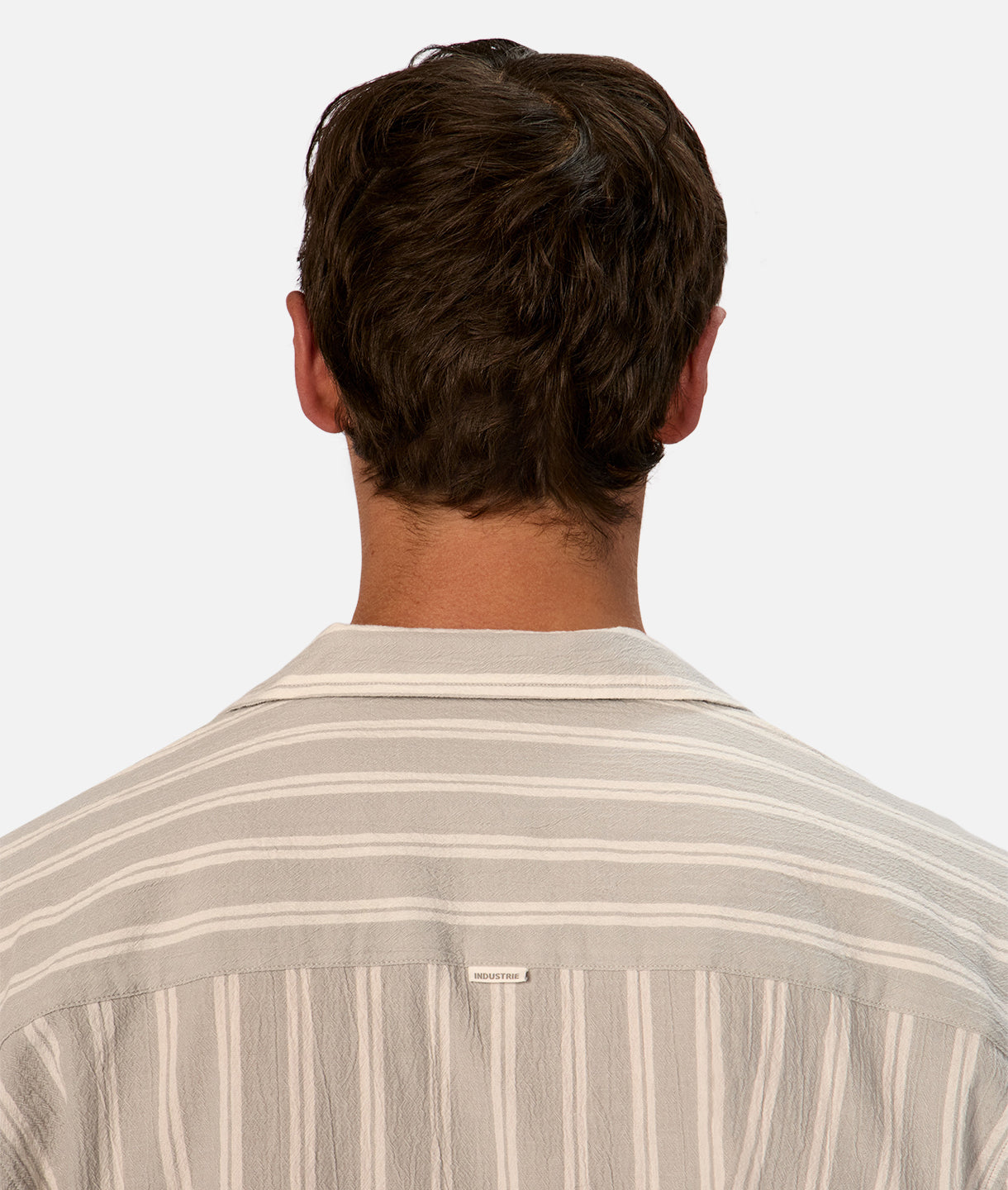 Premium Striped Short Sleeve Magna Shirt for Men - Sage White & Classic Fit - Perfect for Casual Wear, Office & Summer Outings