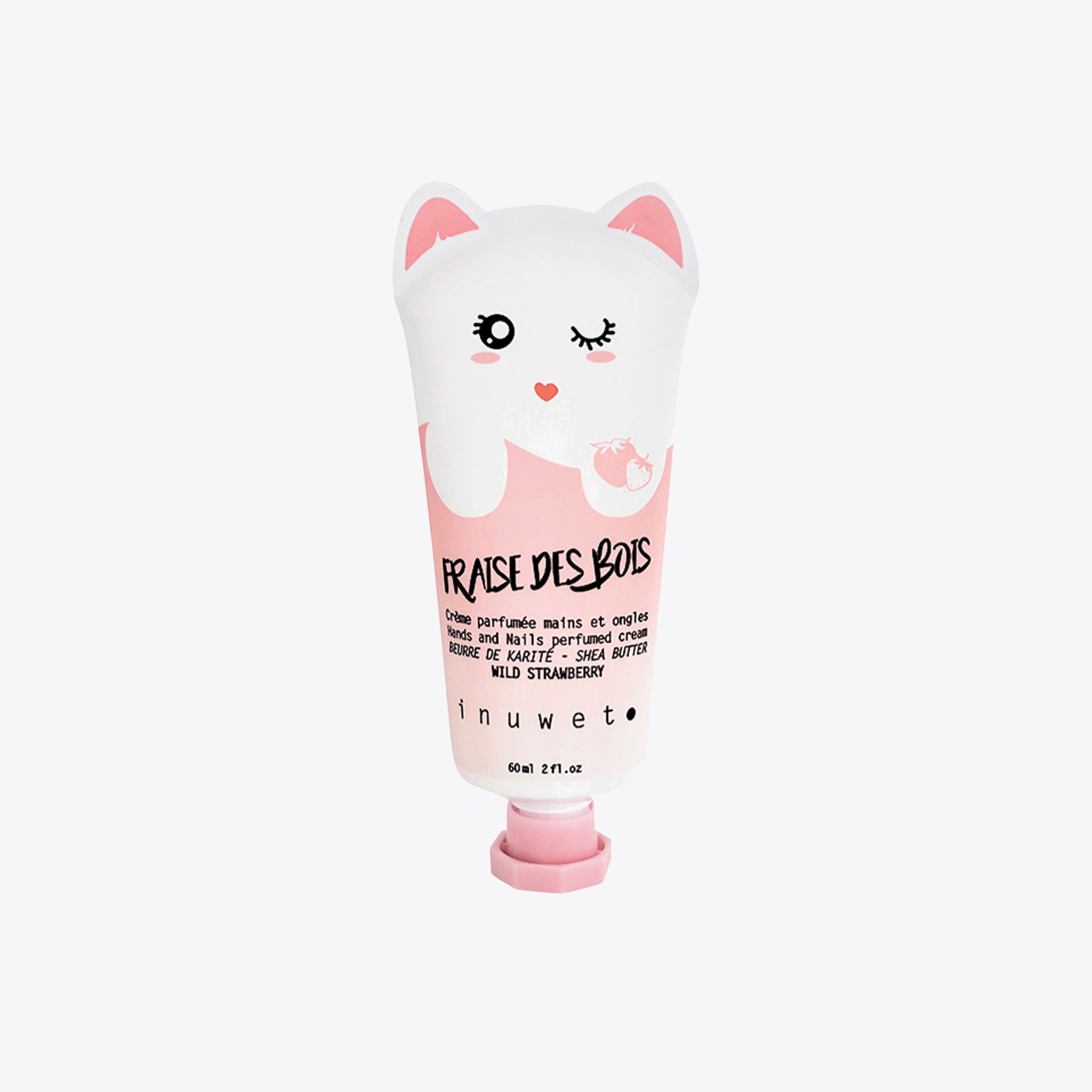 Inuwet Wild Strawberry Hand Cream - Moisturizing & Nourishing for Dry Skin - Perfect for Winter Care & Daily Hydration