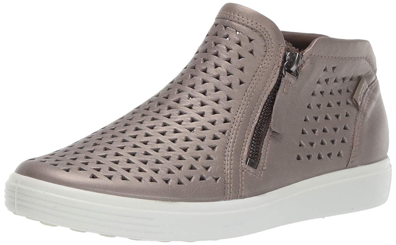 ECCO Women's Soft 7 Laser Cut Bootie Sneaker - Comfortable Casual Shoes for Walking, Work & Everyday Wear