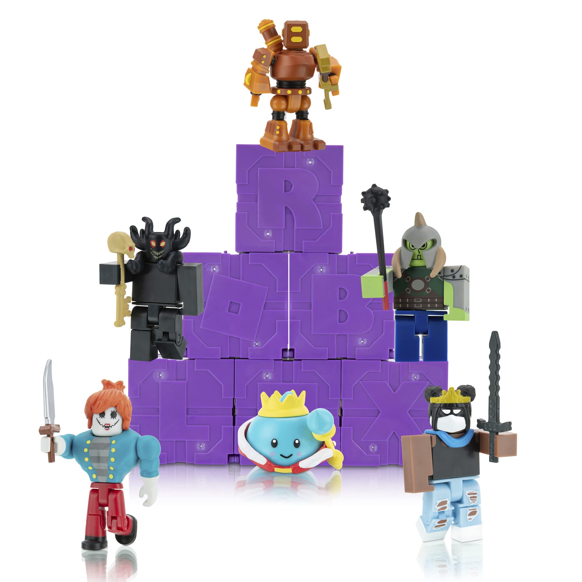 Roblox Action Collection - Series 11 Mystery Figure 6-Pack with 6 Exclusive Virtual Items | Perfect for Kids, Collectors & Gamers | Great Gift for Birthday & Holidays