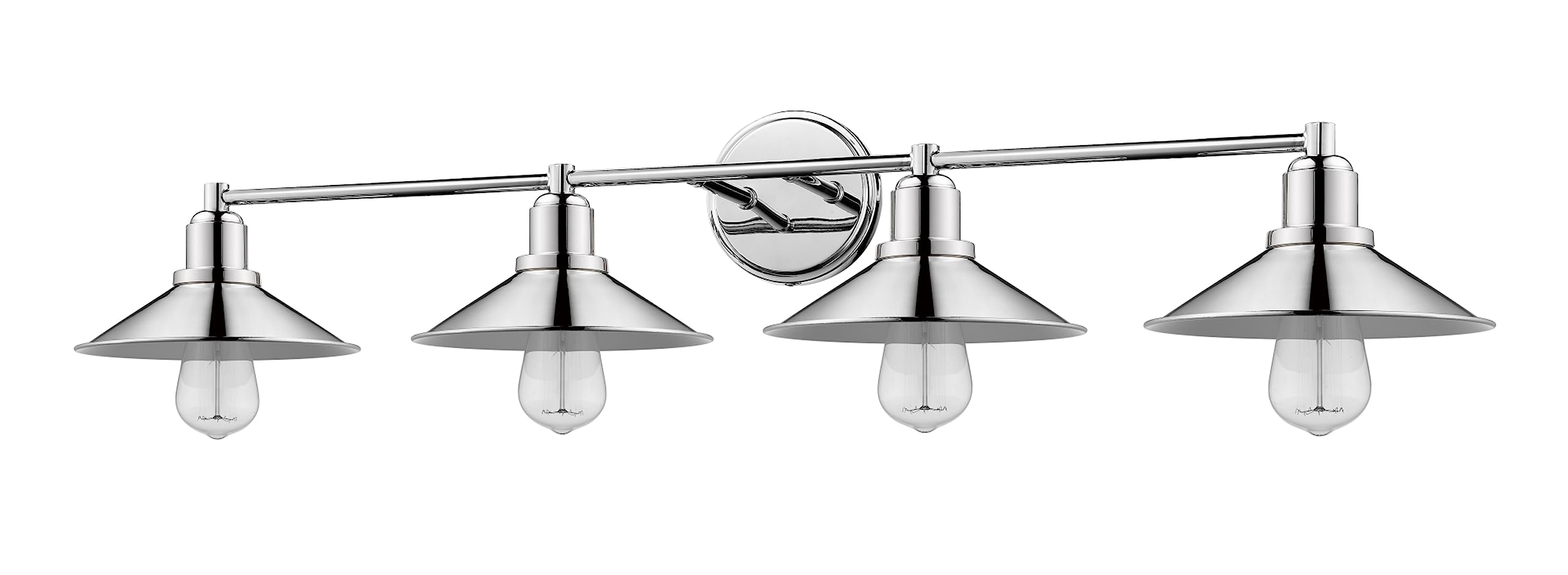 Z-Lite 613-4V-OB 4-Light Bathroom Vanity Light Fixture in Olde Bronze Finish - Perfect for Modern Bathroom, Powder Room & Dressing Area Lighting