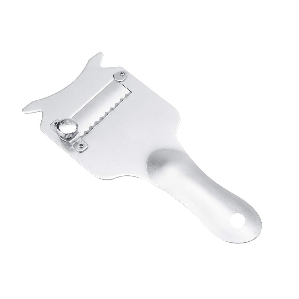 Premium Stainless Steel Truffle Slicer with Adjustable Blade - Professional Kitchen Shaver for Chocolate, Cheese, Vegetables & Mushrooms - Ideal for Baking, Cake Decorating & Gourmet Cooking