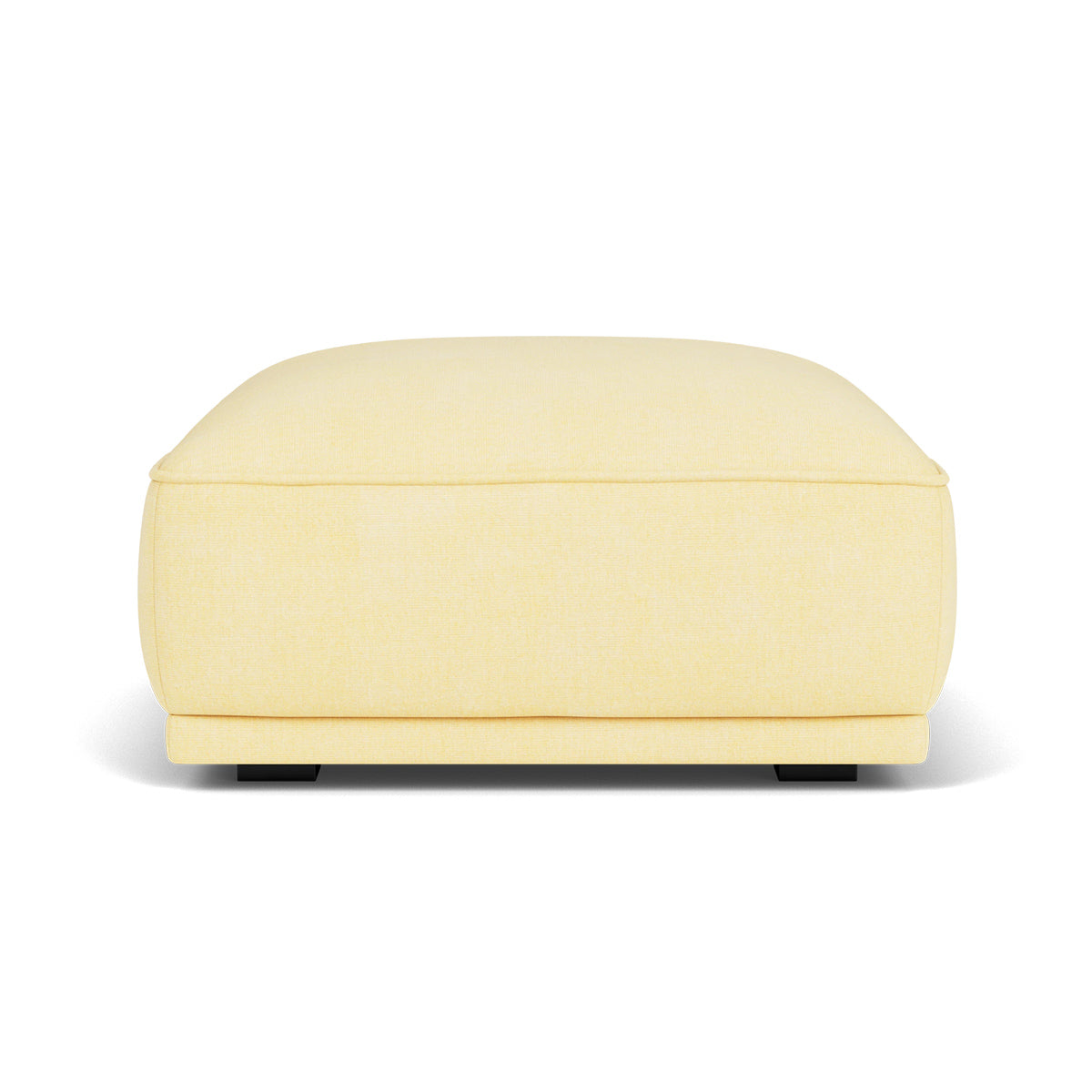 Leonora Fabric Storage Ottoman with Tufted Top - Stylish Footrest, Coffee Table & Extra Seating for Living Room, Bedroom & Dorm