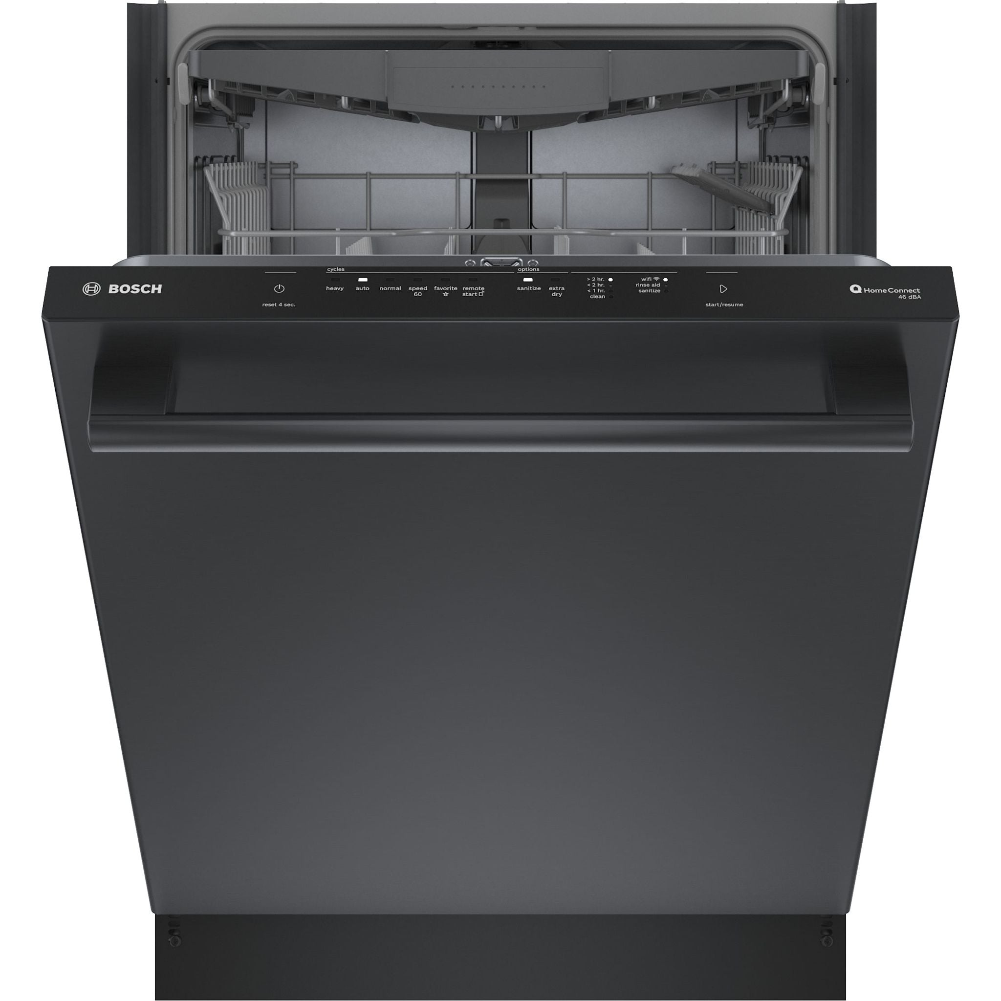 Bosch 500 Series SHX5AEM4N Built-In Dishwasher - 24 Inch Black Stainless Steel | Energy Star Certified | Ultra Quiet at 44 dB | Perfect for Modern Kitchens & Open Concept Homes