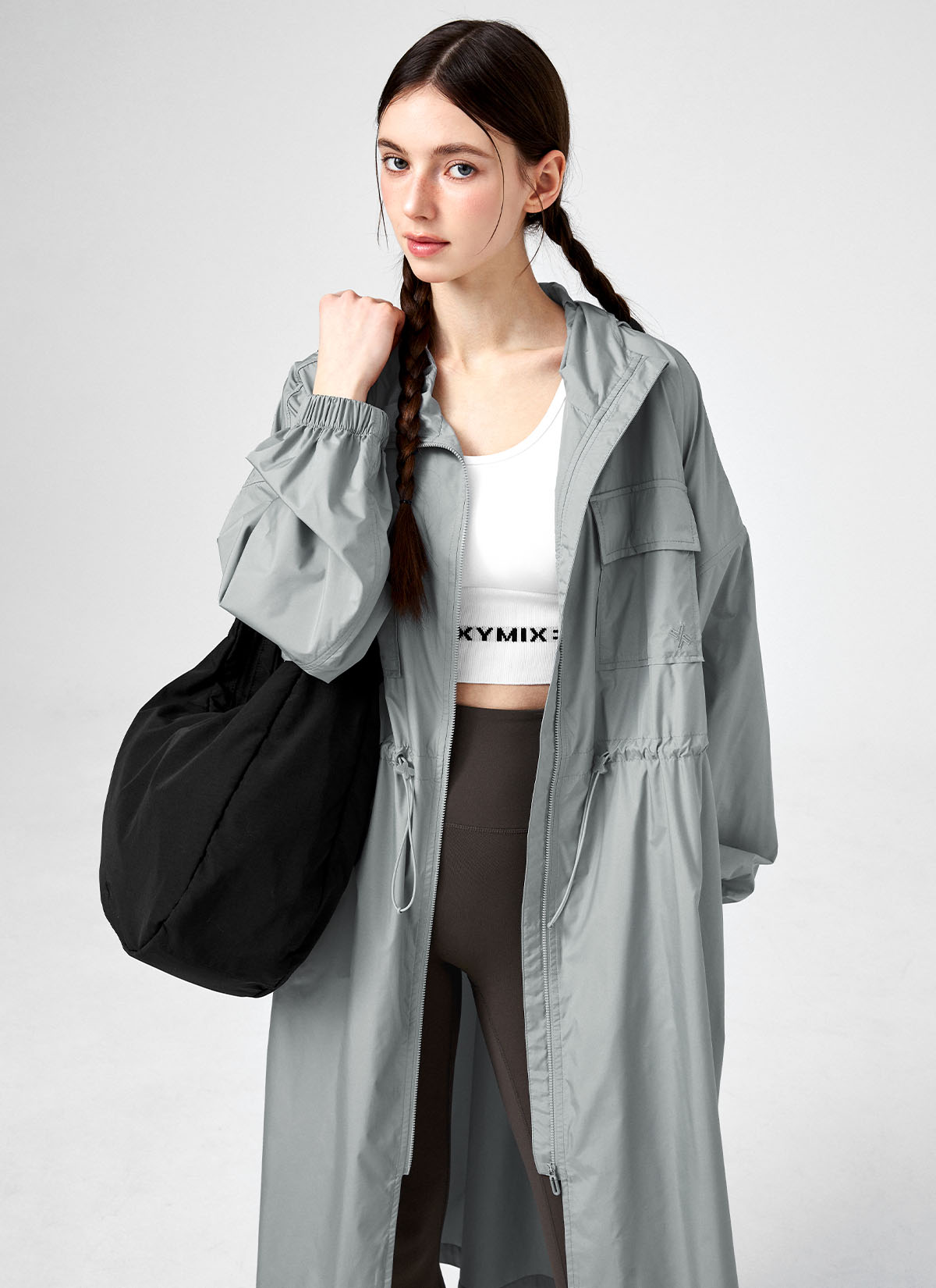 Breathable Essential Maxi Hooded Long Jacket for Women - Perfect for Outdoor Hiking, Travel & Casual Wear