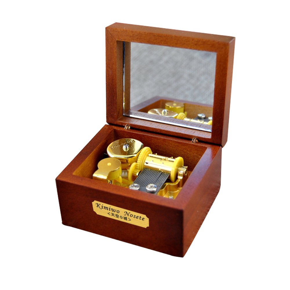 Youtang Rhinestone Wooden Music Box - Plays 'You Are My Sunshine' - Elegant Musical Gift for Kids & Adults - Perfect for Birthdays, Weddings & Home Decor