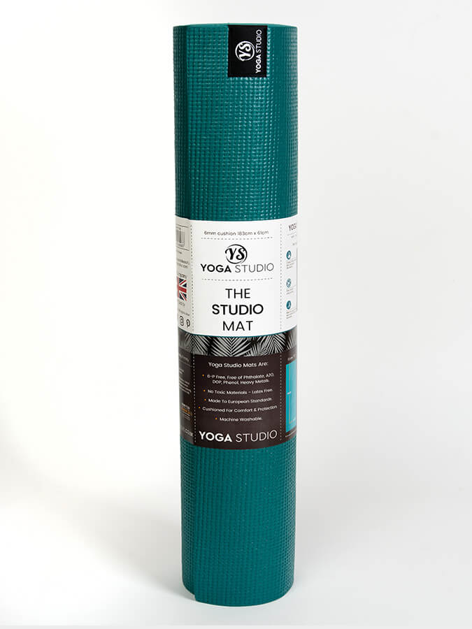 Custom Personalized Yoga Mat 6mm Thick - Eco-Friendly Non-Slip Teal Yoga Mat with Your Own Design - Perfect for Home Workouts, Studio Classes & Meditation Practice