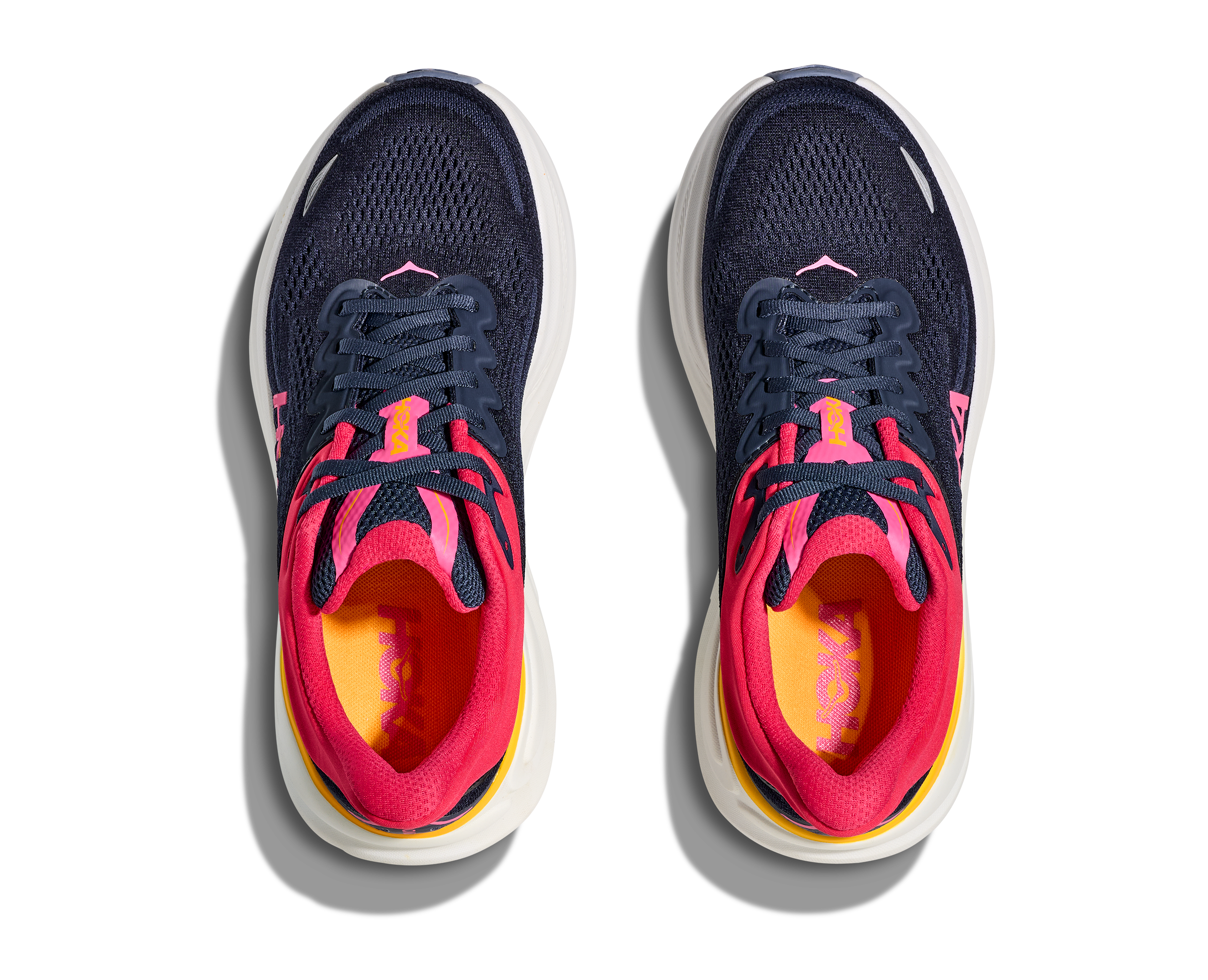 Hoka Women's Bondi 9 Running Shoes - VLD Varsity Navy/Nautical Dust - Cushioned Road Running Sneakers for Women - Perfect for Jogging, Walking & Everyday Comfort