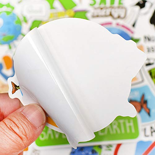 50 Pcs Eco-Friendly Stickers - Waterproof Vinyl Decals for Water Bottles, Laptops, Luggage, Cars, Bikes & Helmets | Perfect for DIY Crafts, School Projects & Personalizing Your Belongings