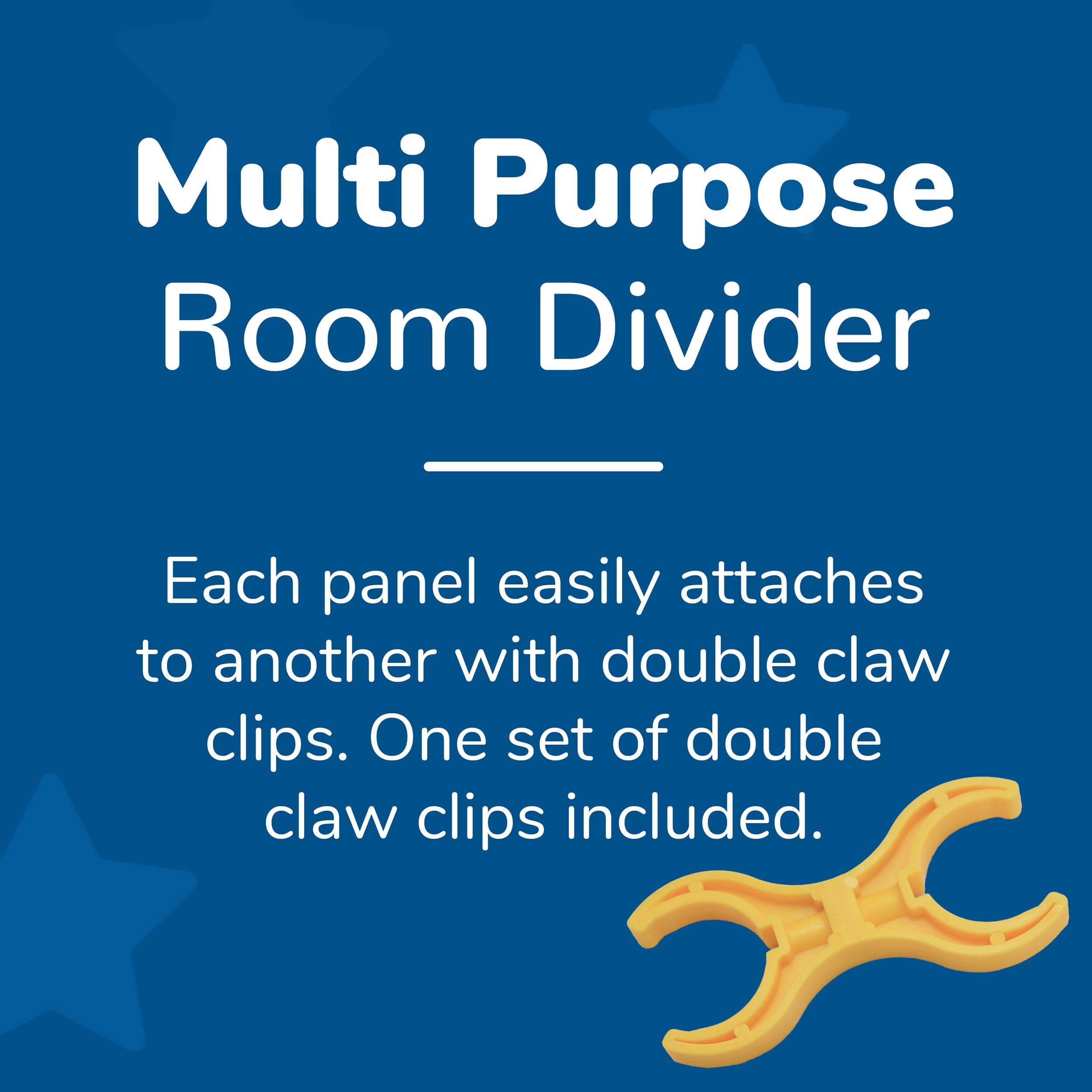 Children's Rectangle PlayPanel - Kids Room Divider & Classroom Partition Screen for Daycare, Preschool - Red | Perfect for Play Areas, Learning Spaces & Room Separation