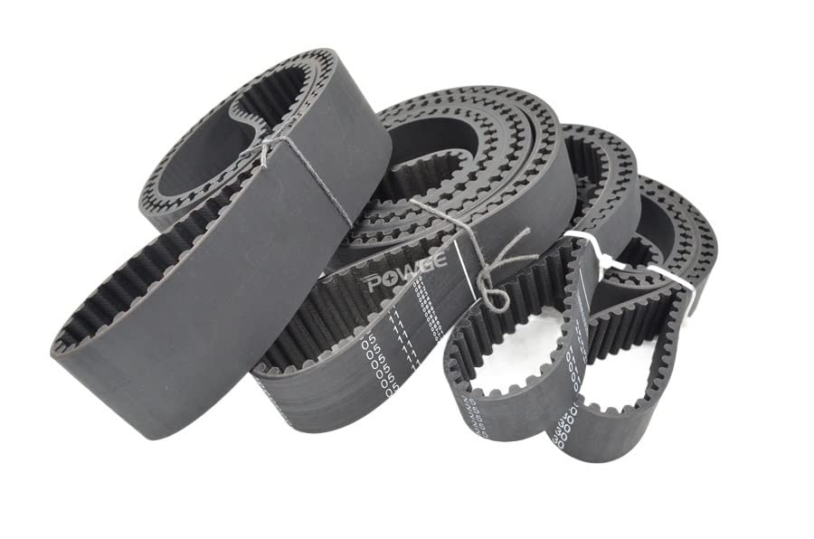 Industrial Drive Timing Belts - HTD 3M 5M 8M 14M 20M STD S3M S5M S8M S14M RPP P5M Synchronous Rubber Belts with Customizable Pulleys (MXL-XXL-XL-L-H-XH) - Perfect for CNC Machines, Conveyors & Industrial Automation Equipment