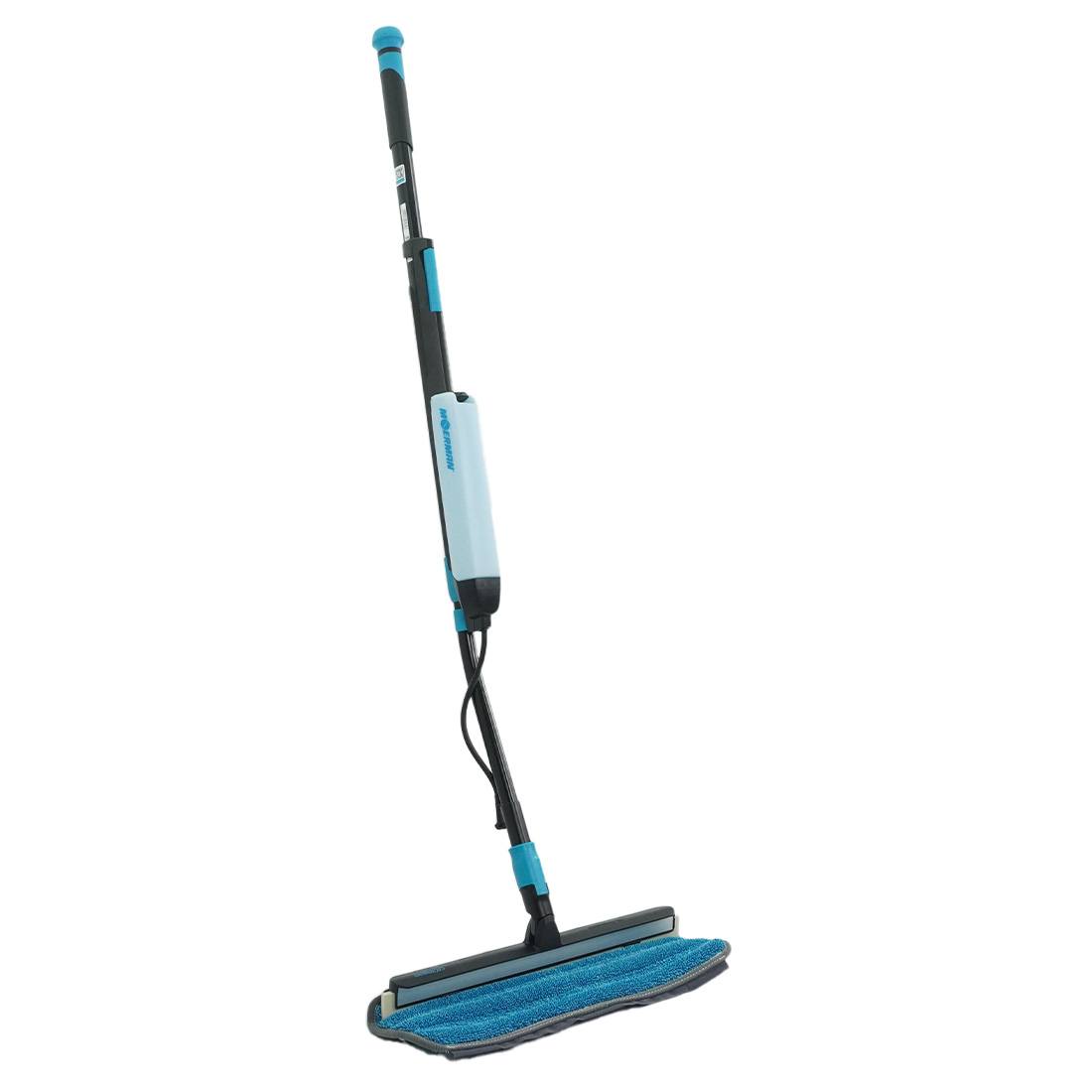 Moerman Carabao Floor Mop System Starter Kit - Premium Microfiber Mop for Hardwood & Tile Floors - Easy Cleaning for Home, Office & Commercial Use