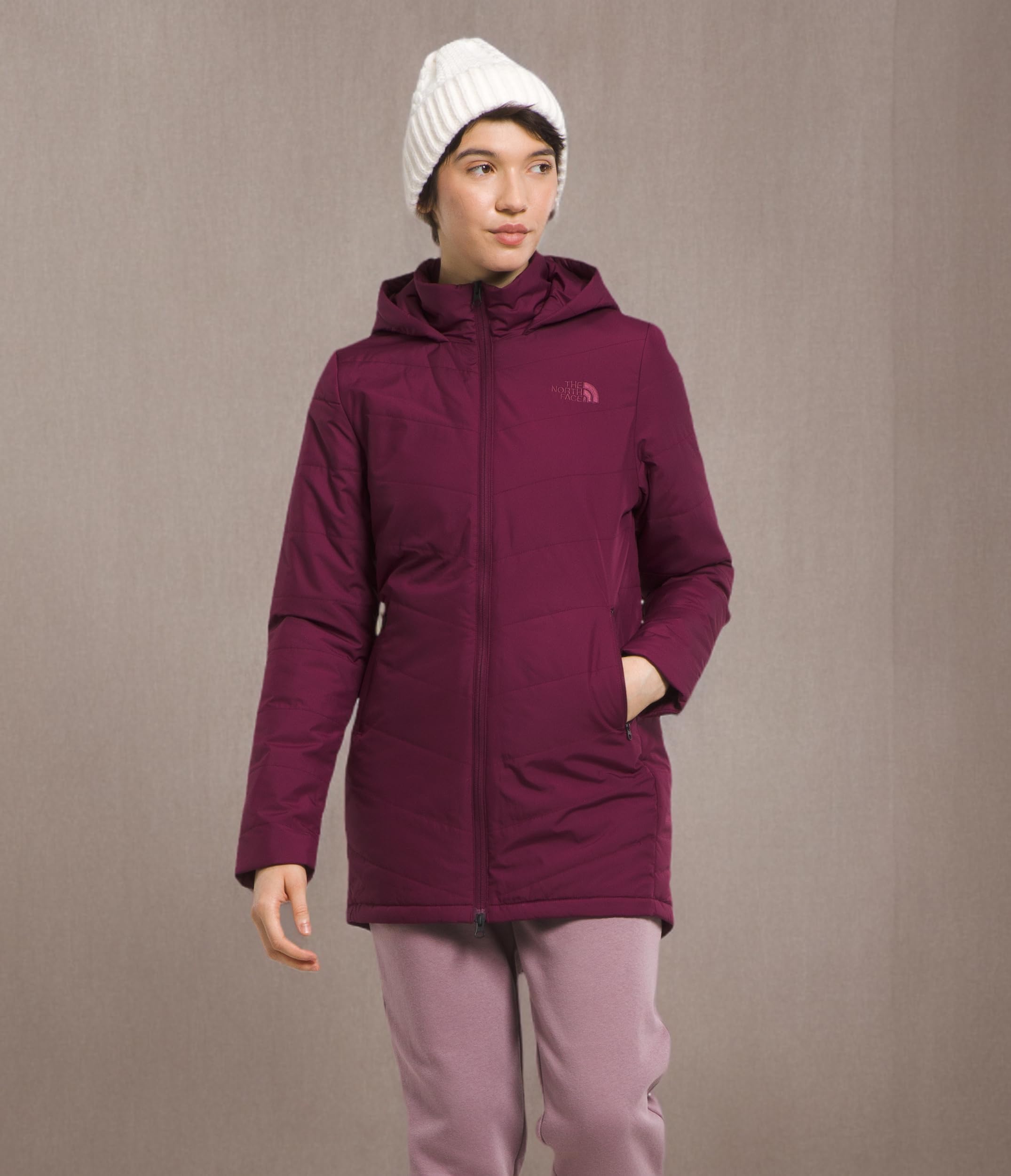 The North Face Tamburello Parka for Women - Waterproof Winter Jacket with Hood, Warm Insulated Coat for Cold Weather - Perfect for Skiing, Hiking & Outdoor Adventures