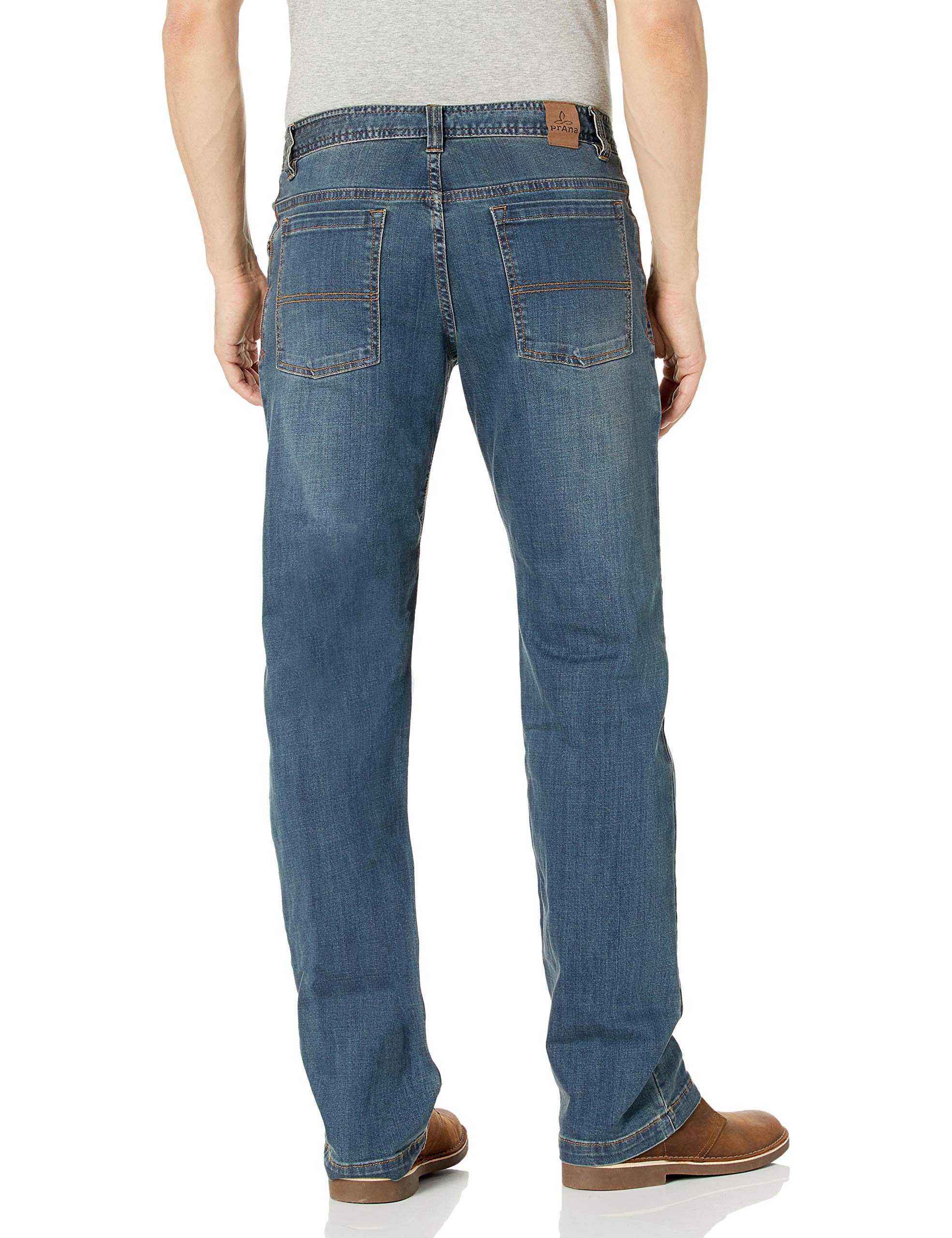 prAna Men's Axiom Jean - Stretch Denim Pants for Outdoor & Casual Wear | Durable Comfort for Hiking, Travel & Everyday Use