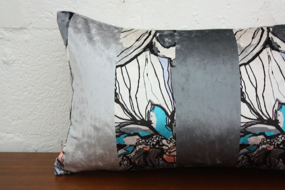 Luxury Gray Velvet Pillow - Soft & Stylish Decorative Throw Pillow for Sofa, Bed, Couch - Perfect for Living Room, Bedroom & Home Decor