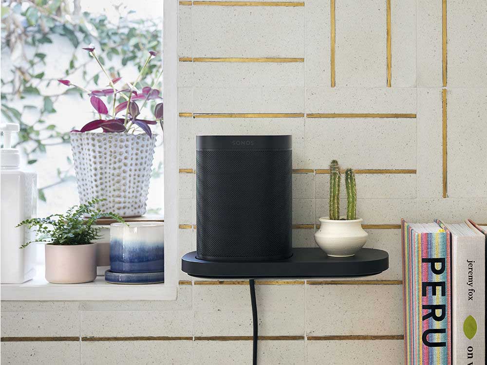 Sonos One SL Wireless Smart Speaker - Compact Shelf Speaker for Home Audio with Voice Control, AirPlay 2, and Alexa Compatibility - Perfect for Living Room, Bedroom, or Office Music Streaming