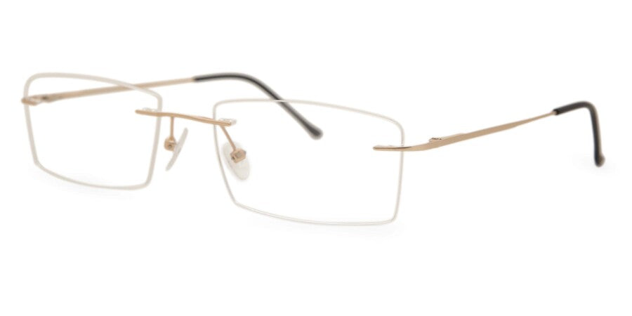 Ultralight Progressive Multifocal Blue Light Blocking Prescription Reading Glasses - Rimless Eyewear for Computer Work, Reading & Daily Use
