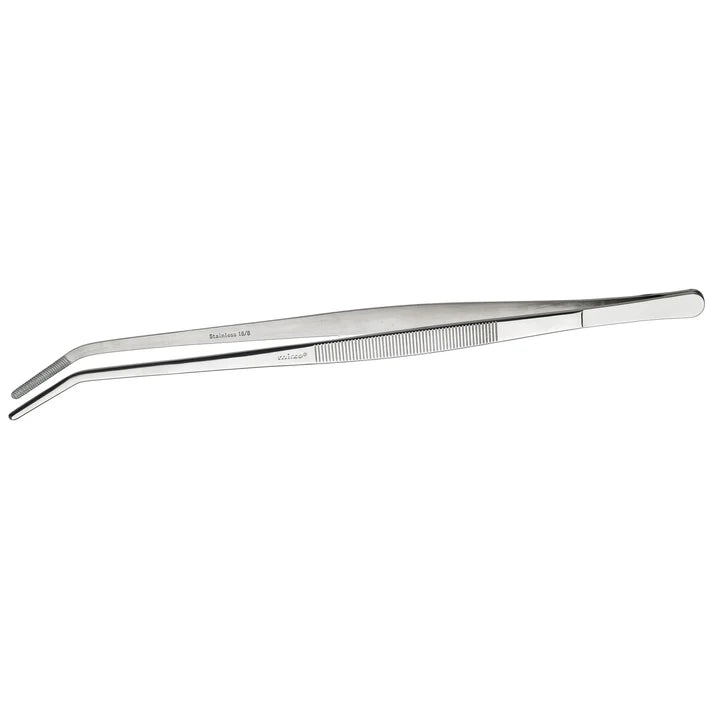 Winco 10-Piece Curved Plating Tweezers Set (TTG 10C) - Professional Stainless Steel Jewelry Making Tools for Watch Repair, Electronics, Crafts & Nail Art