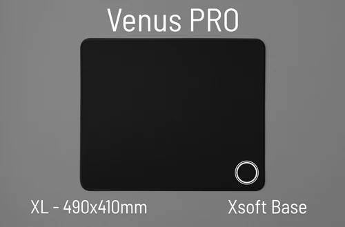 Lethal Gaming Gear Venus PRO Black - High-Performance Gaming Mouse Pad for Esports & FPS Games - Perfect for PC, PS5, Xbox Series X Gaming Setup
