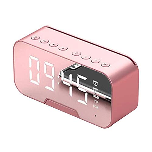 Portable Bluetooth Speaker with LED Lights - Wireless Digital Speaker with Multi-Function, Pink - Perfect for Outdoor Parties, Beach Trips & Home Decor