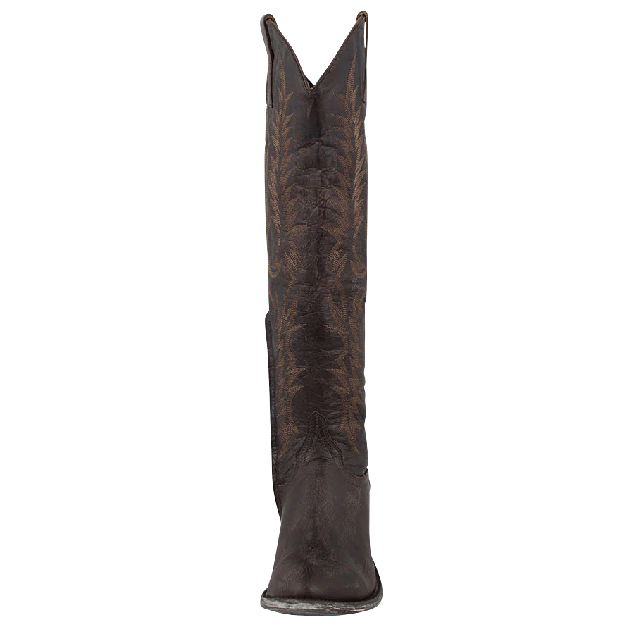 Old Gringo Women's Mayra Razz Cowgirl Boots - Genuine Leather Western Boots with Embroidery in Chocolate Brown | Perfect for Country Dancing, Rodeos & Western Fashion