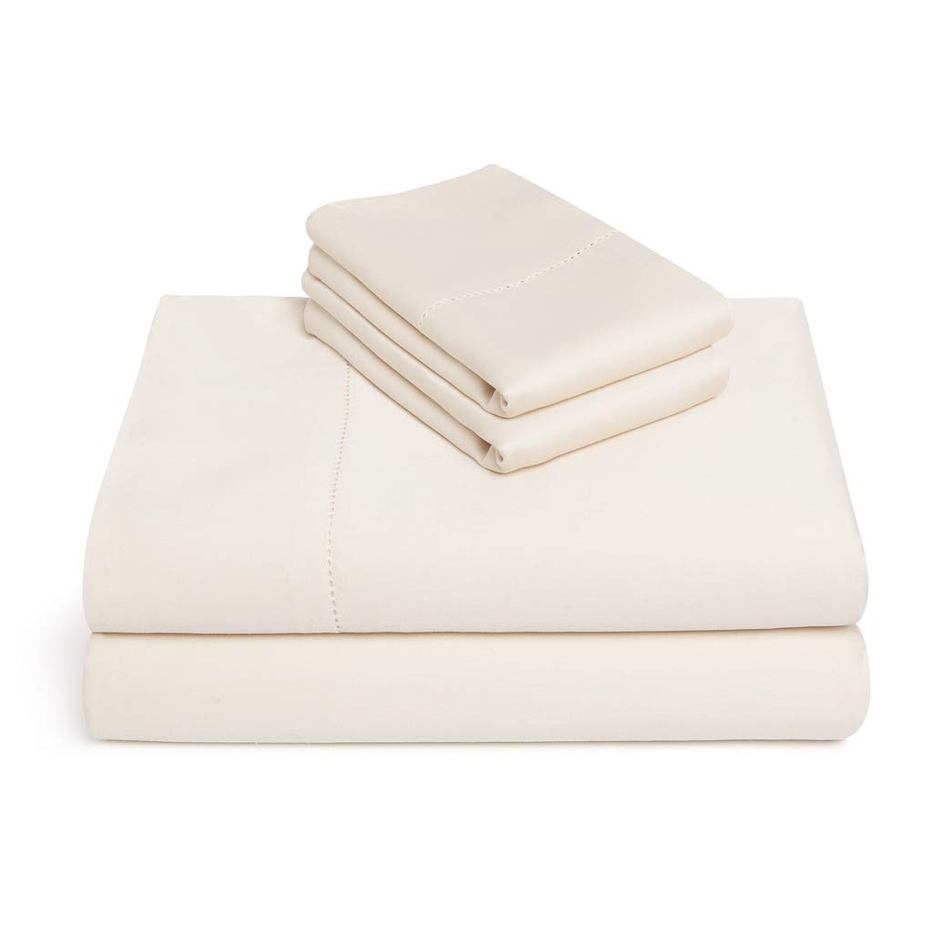 Vivendi King Sheet Set - 4 Piece 300 Thread Count Cotton Bamboo Blend Luxury Bedding, Ultra Soft Hotel Quality Sheets for Deep Pockets up to 16